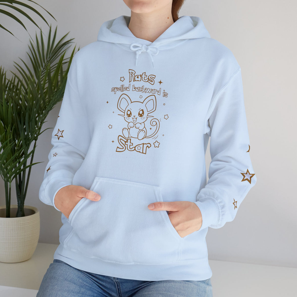 Rats spelled backward is star Kawaii Pkm Rat Star hoodie | Hoodie, purple star sleeve design