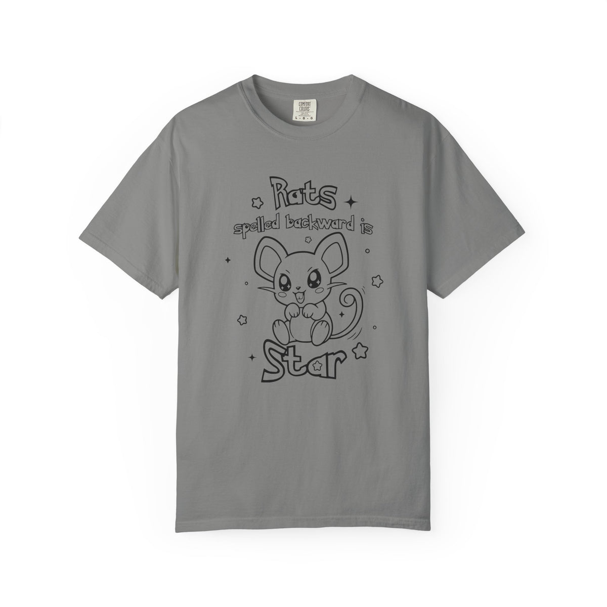 Rats spelled backward is star t-shirt cute Pkm rat animal design tee shirt