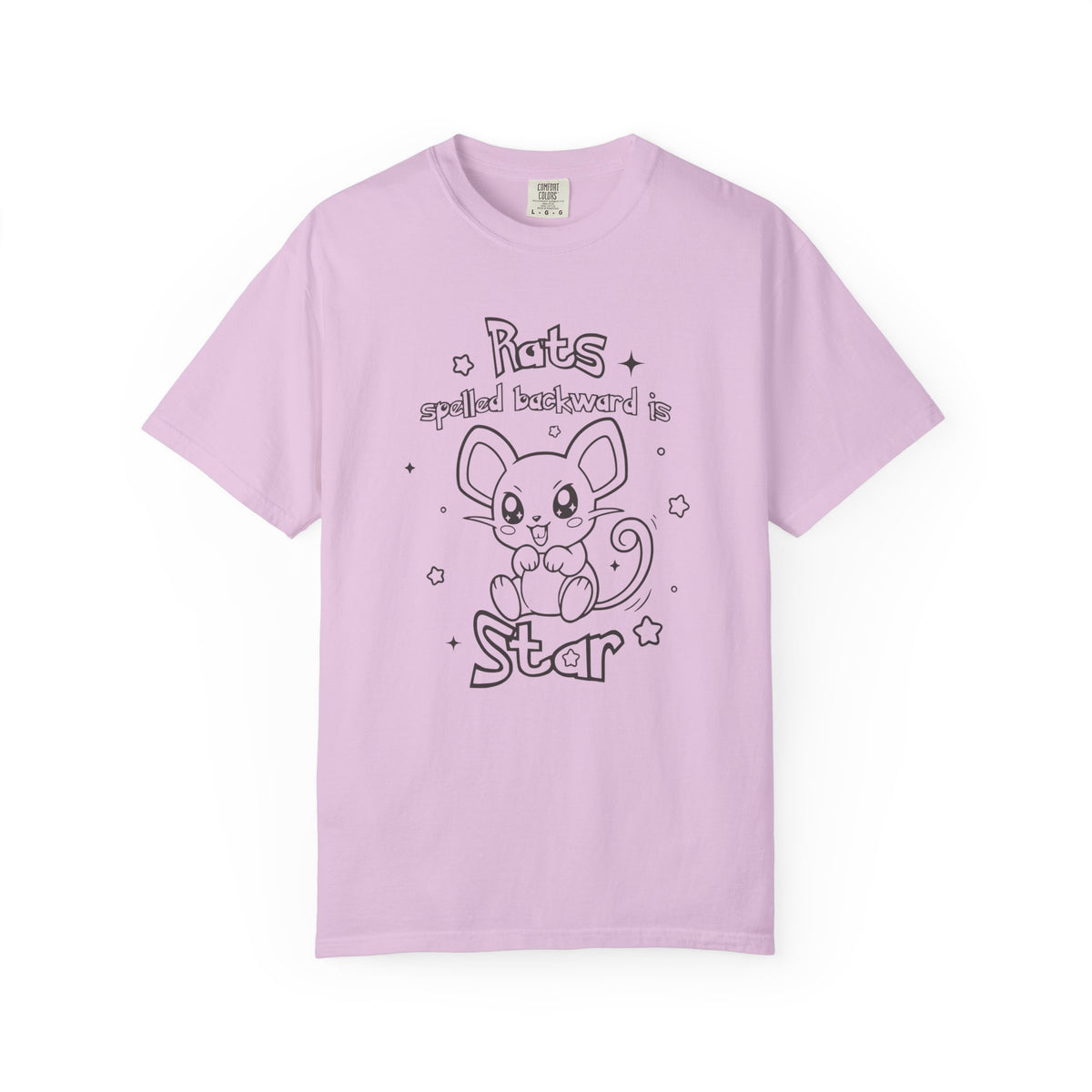 Rats spelled backward is star t-shirt cute Pkm rat animal design tee shirt
