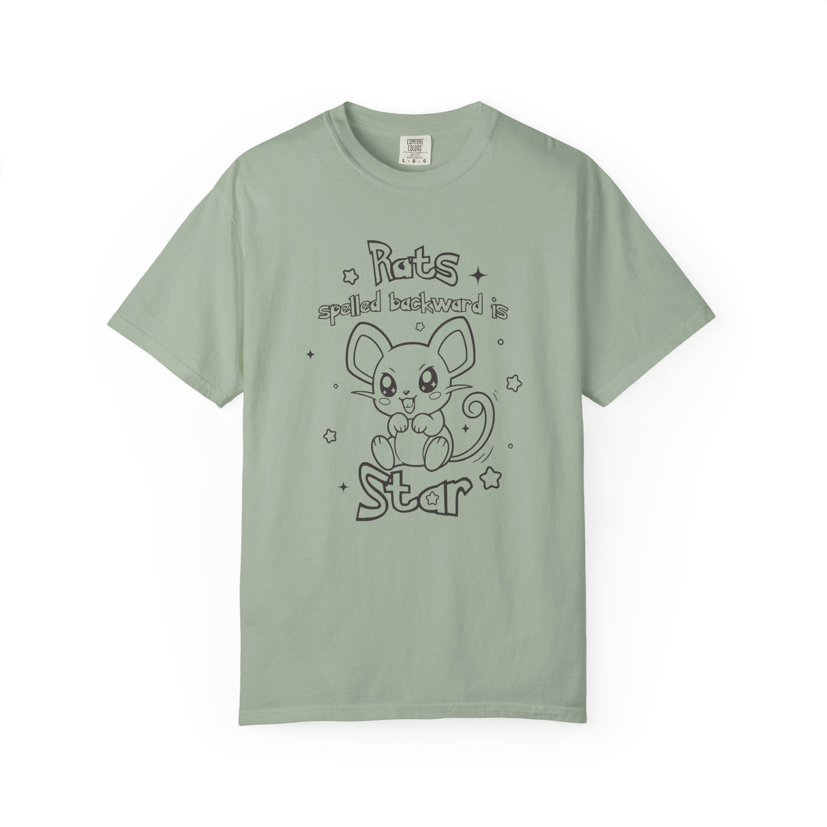Rats spelled backward is star t-shirt cute Pkm rat animal design tee shirt