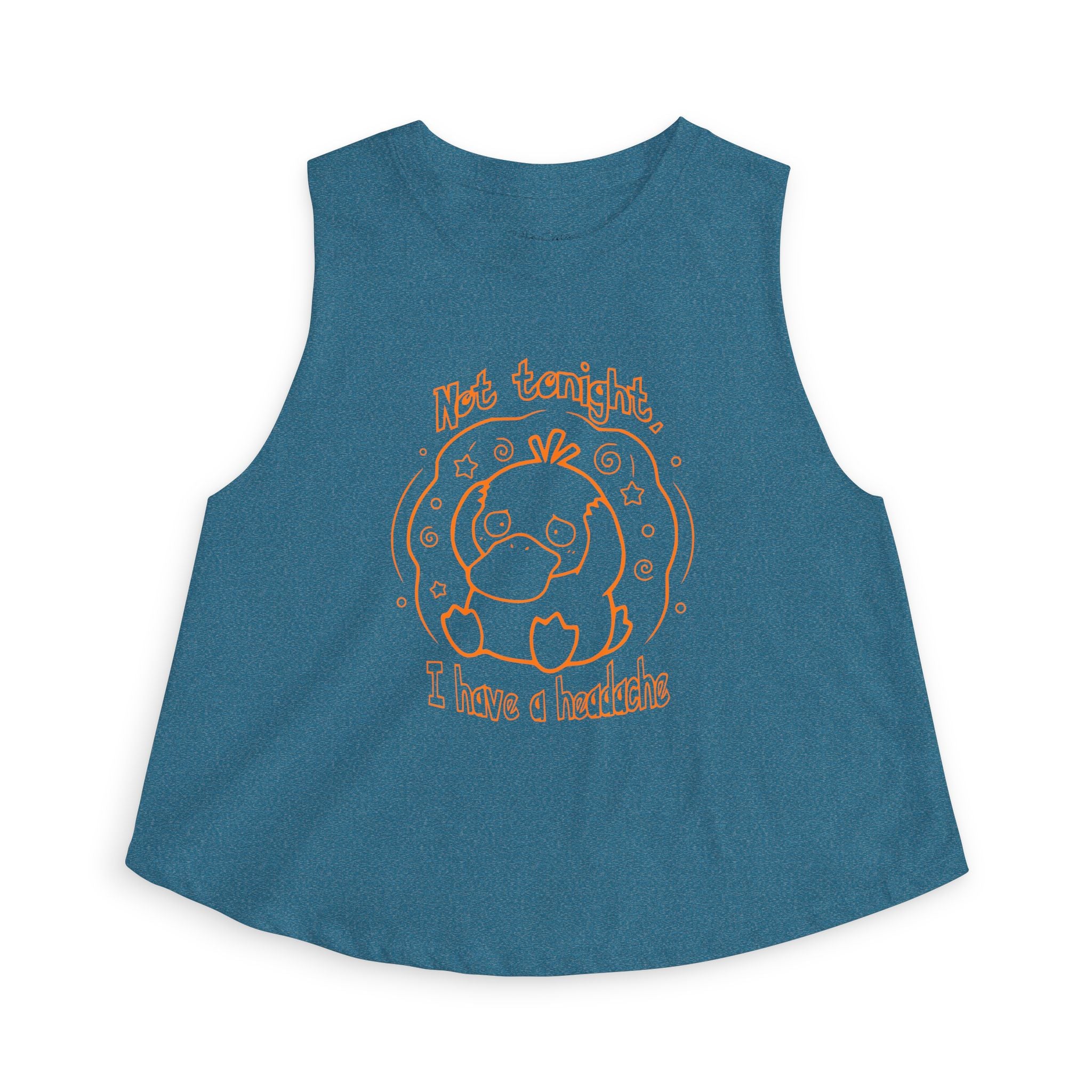 Duck Not Tonight I Have a Headache tank top funny kawaii duck illustration For Wife Or Girlfriend Gift