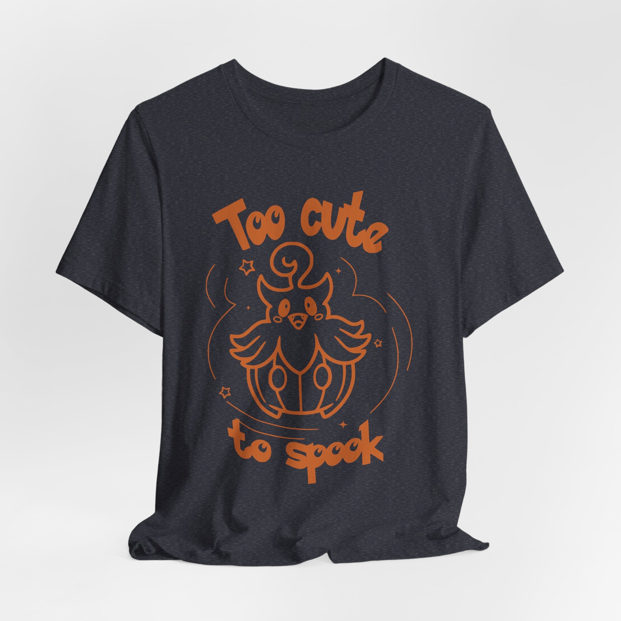 Too Cute to Spook Comfy Tee Shirt | Halloween Theme Gift Ghost Pumpkin T-Shirt for women