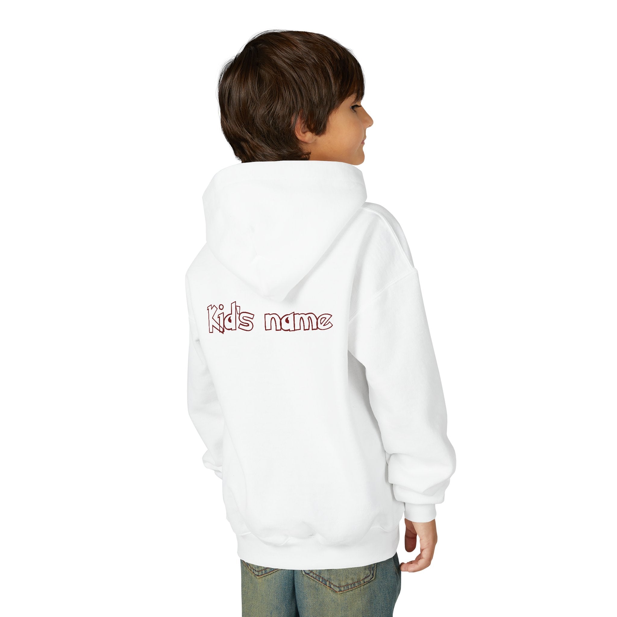 Personalized Kids Hoodie, Fuecoco-inspired