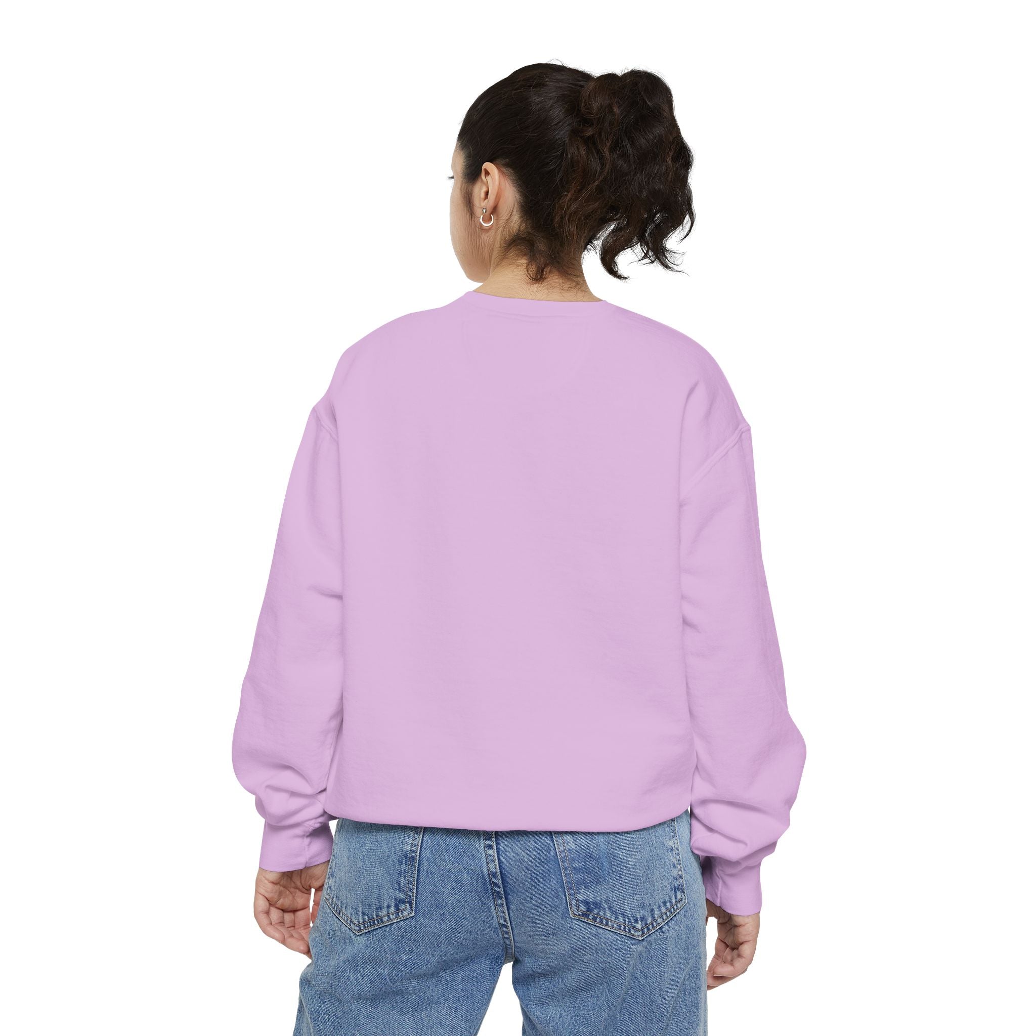 Too Cute to Spook Crewneck Sweatshirt | Comfy Halloween Theme Ghost Pumpkin Design