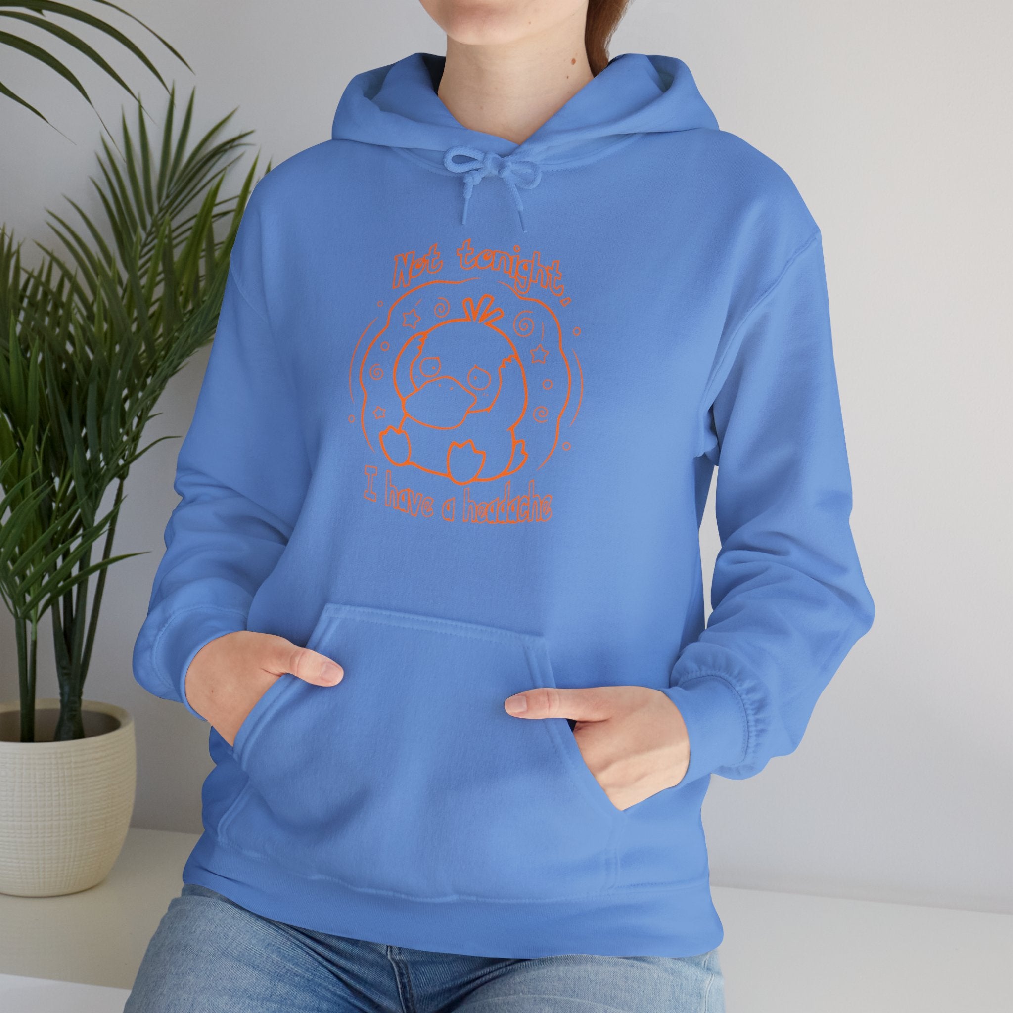 Duck Not Tonight I Have A Headache Funny Duck Hoodie Sweater Cute Animal Wife Girlfriend Gift Sweatshirt