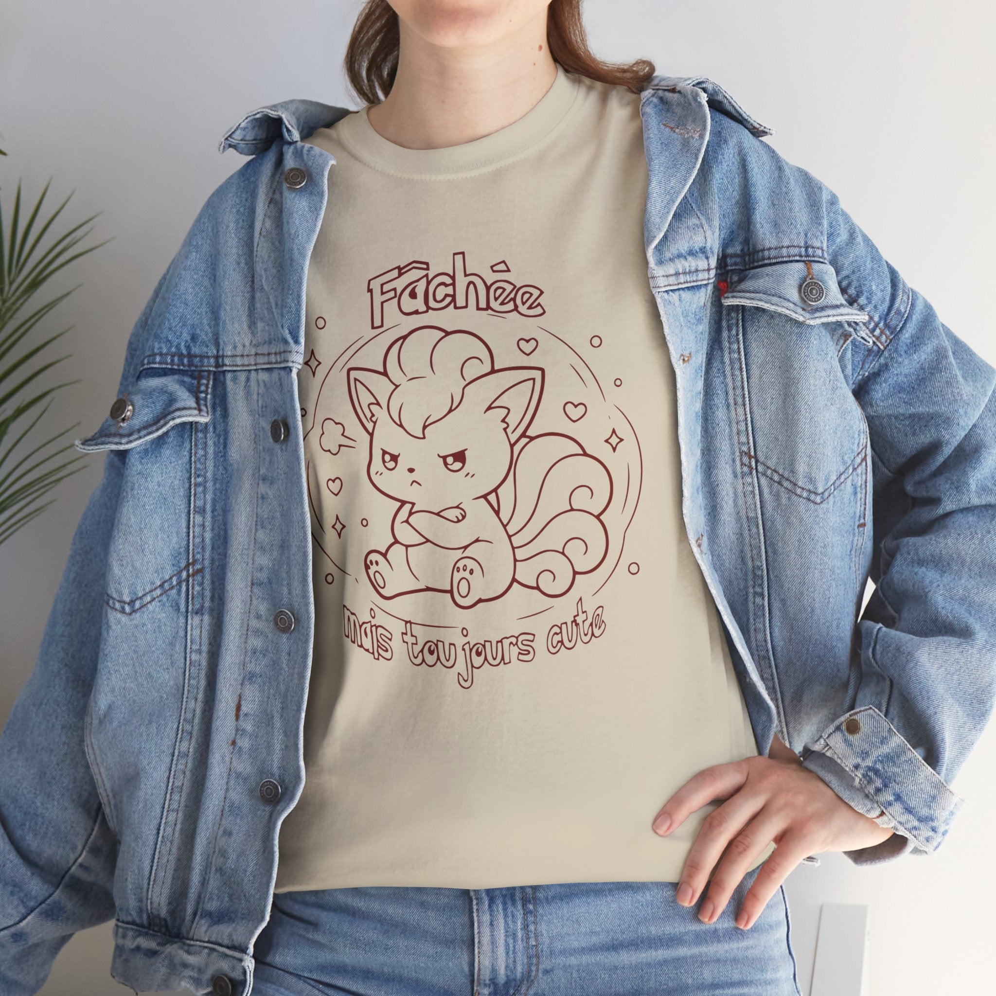 T-shirt inspiré de Goupix (Vulpix), Fâchée mais toujours cute
