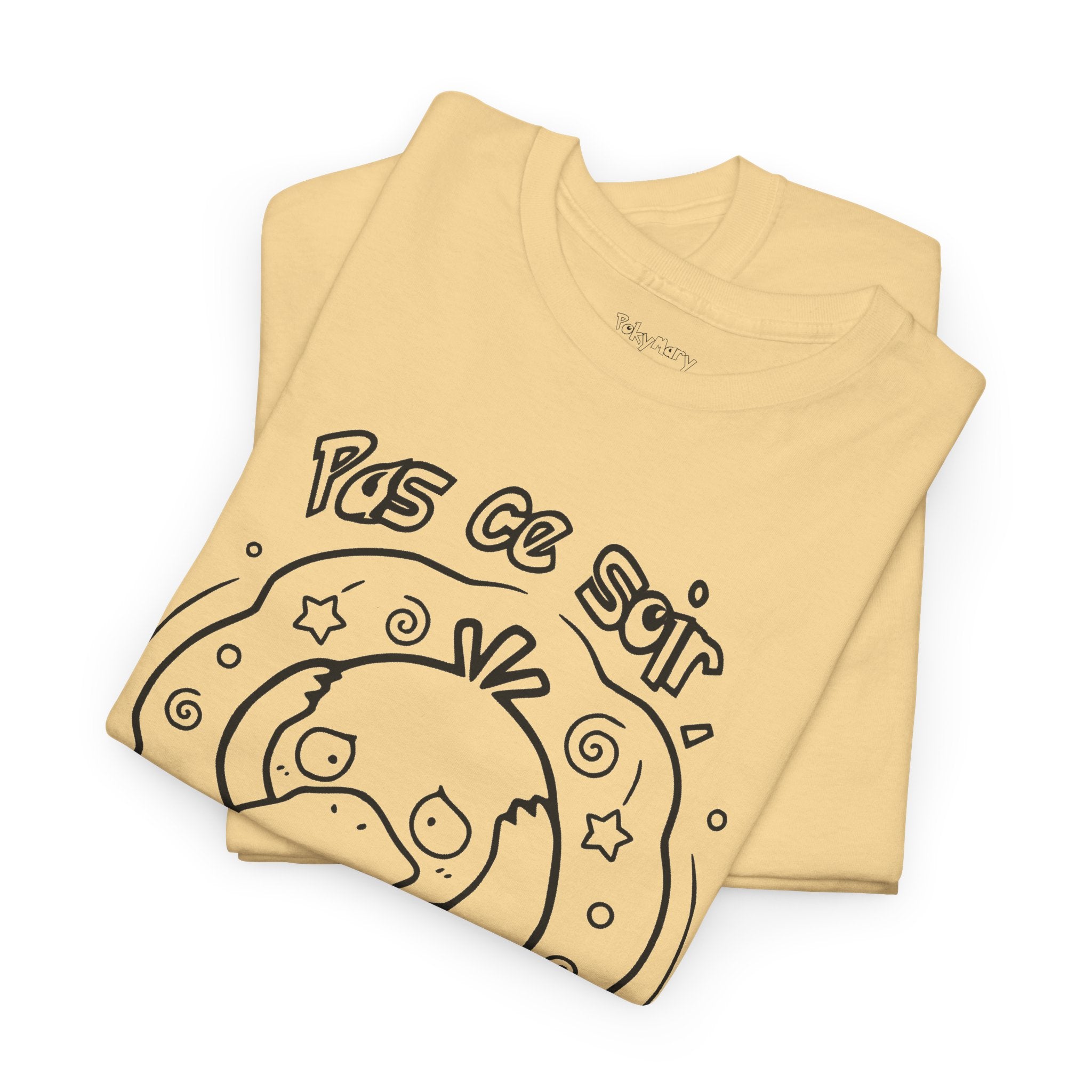 T-shirt inspiré de Psykokwak (Psyduck), Pas ce soir, j'ai mal à la tête