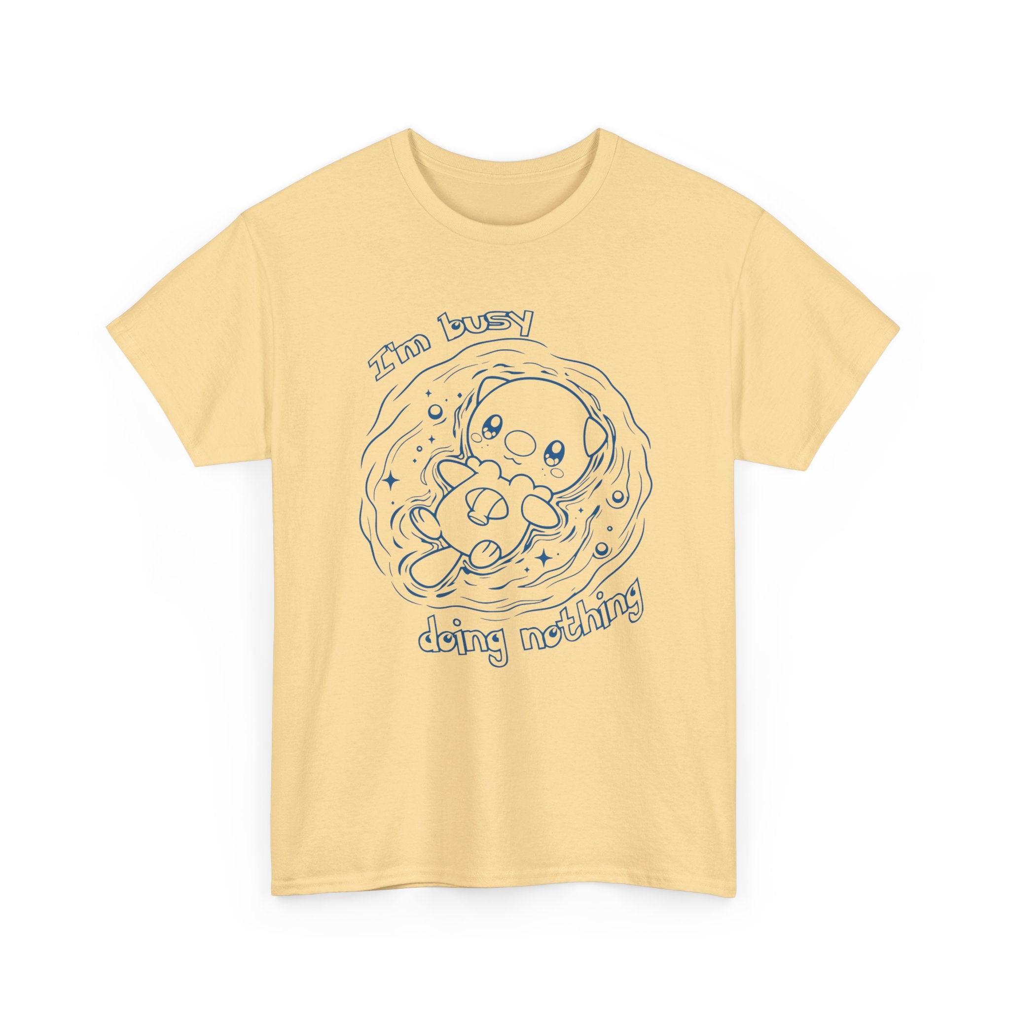 Otter Busy Doing Nothing Funny Quote T-Shirt Cute Otter Swimming Adorable Animal