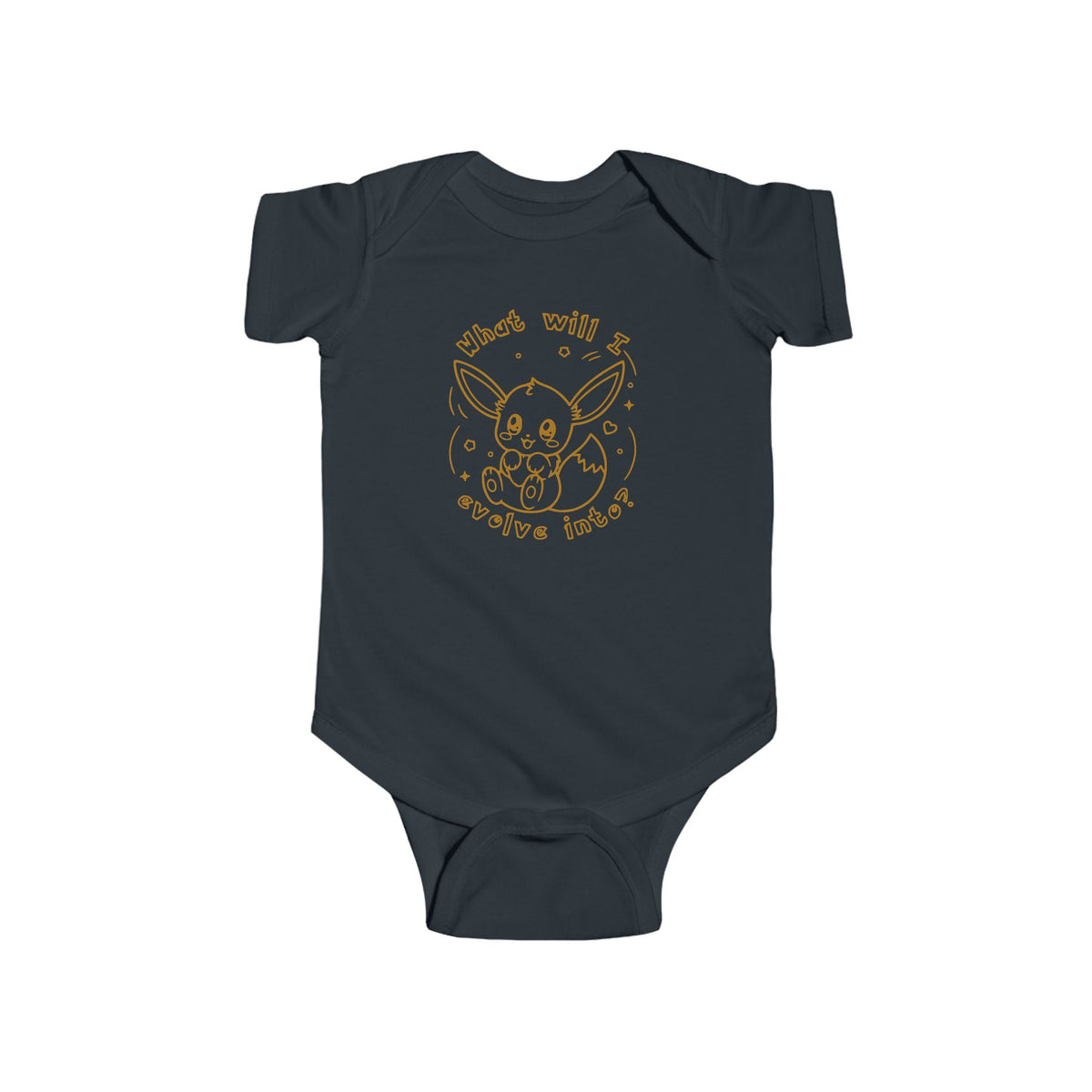 Baby Eeveelutions Bodysuit, Pkm Baby Gift, Cute Infant Pkm clothe, What Will I Evolve Into, Kawaii Baby Shower Gift