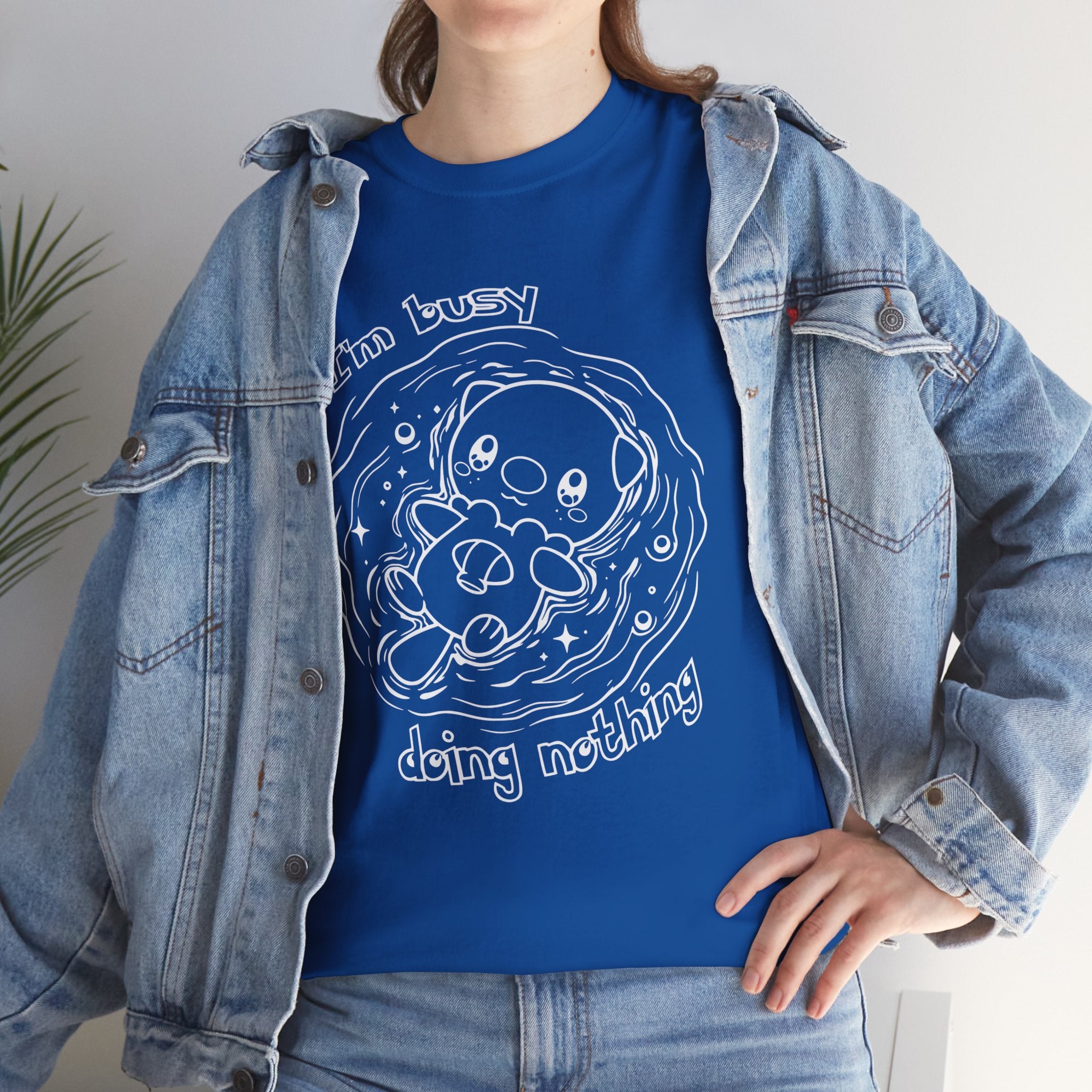Otter Busy Doing Nothing Funny Quote T-Shirt Cute Otter Swimming Adorable Animal