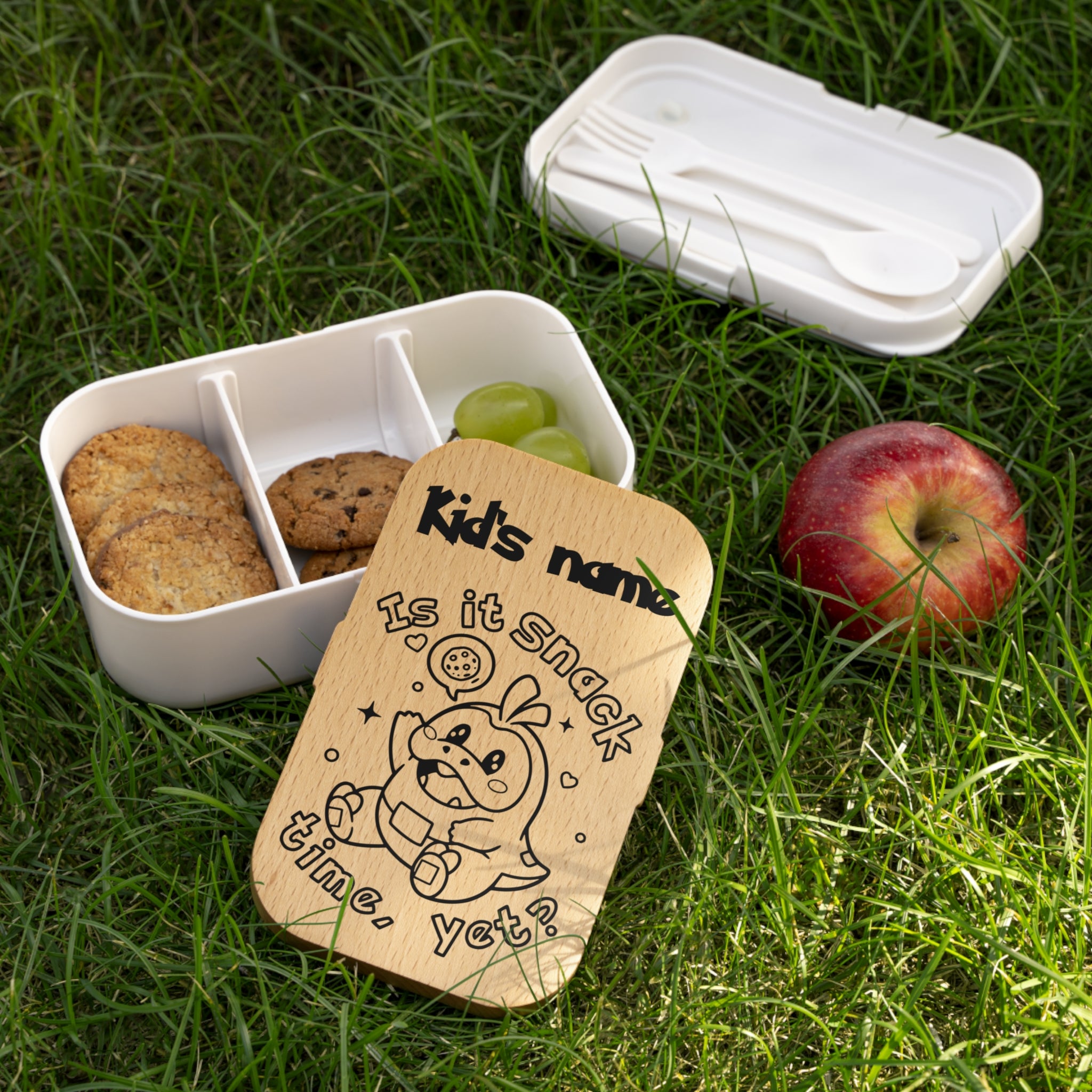 Name Personalized Bento Box — Fuecoco-inspired