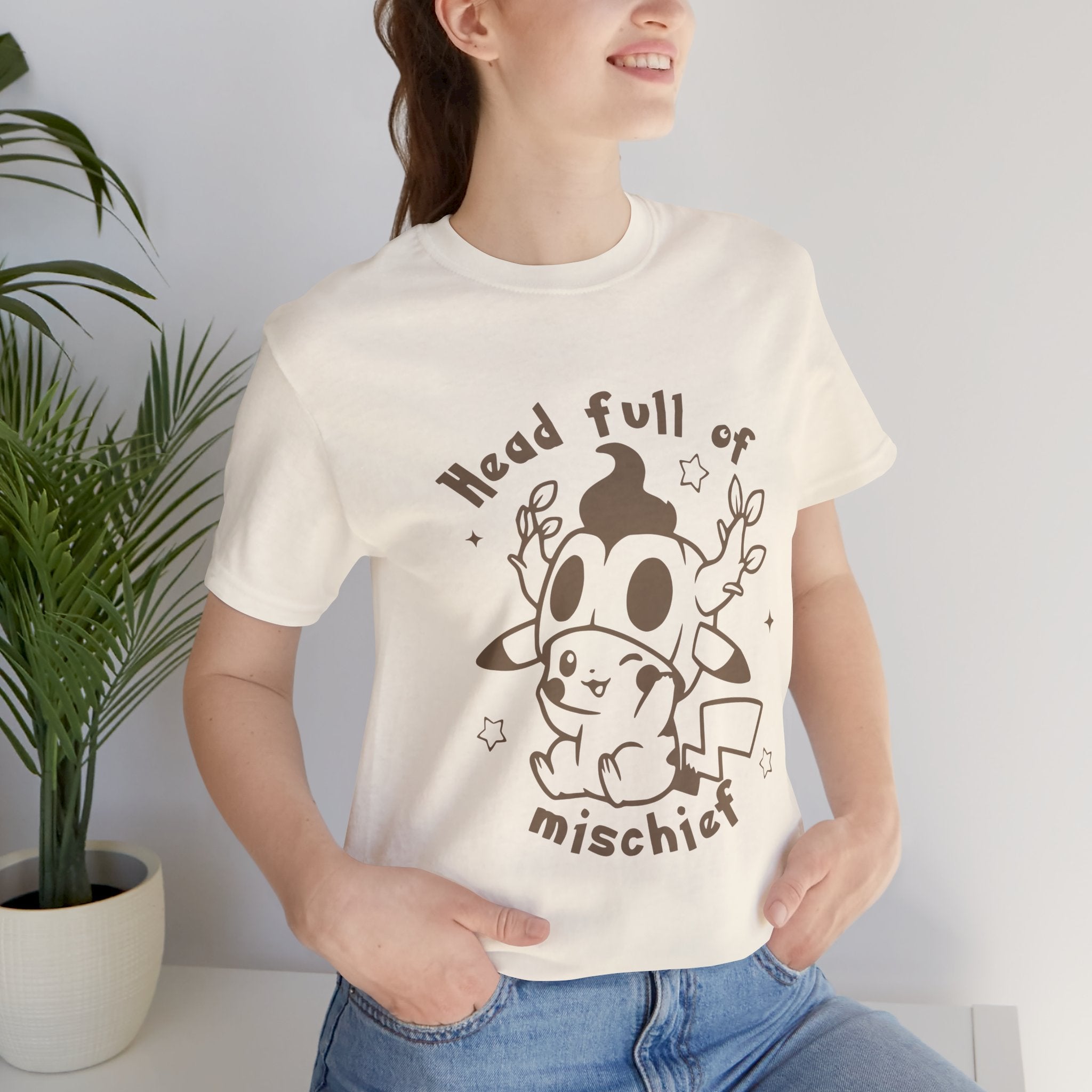 Head Full of Mischief | Cute Halloween Unisex T-Shirt