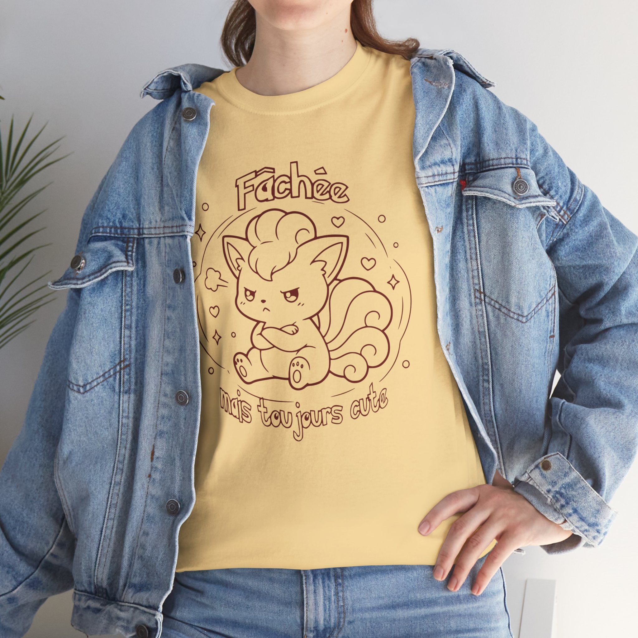 T-shirt inspiré de Goupix (Vulpix), Fâchée mais toujours cute