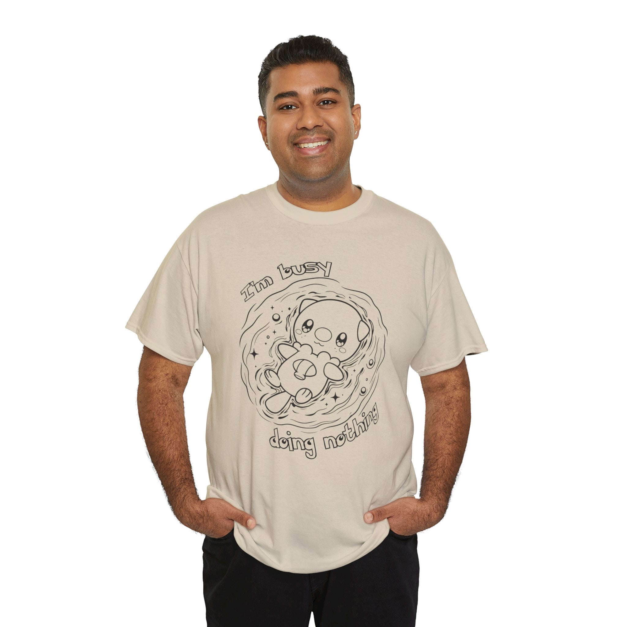 Otter Busy Doing Nothing Funny Quote T-Shirt Cute Otter Swimming Adorable Animal