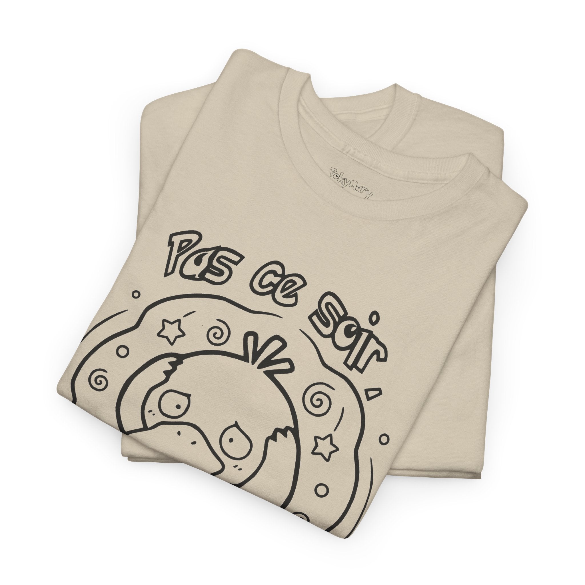 T-shirt inspiré de Psykokwak (Psyduck), Pas ce soir, j'ai mal à la tête