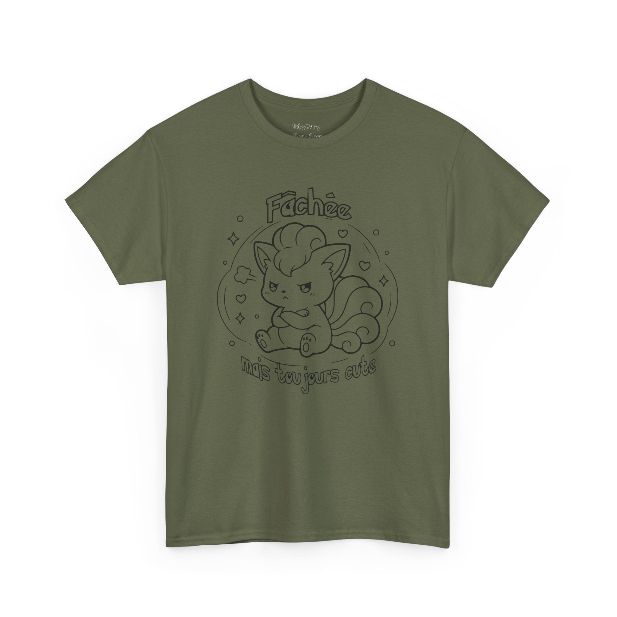 T-shirt inspiré de Goupix (Vulpix), Fâchée mais toujours cute