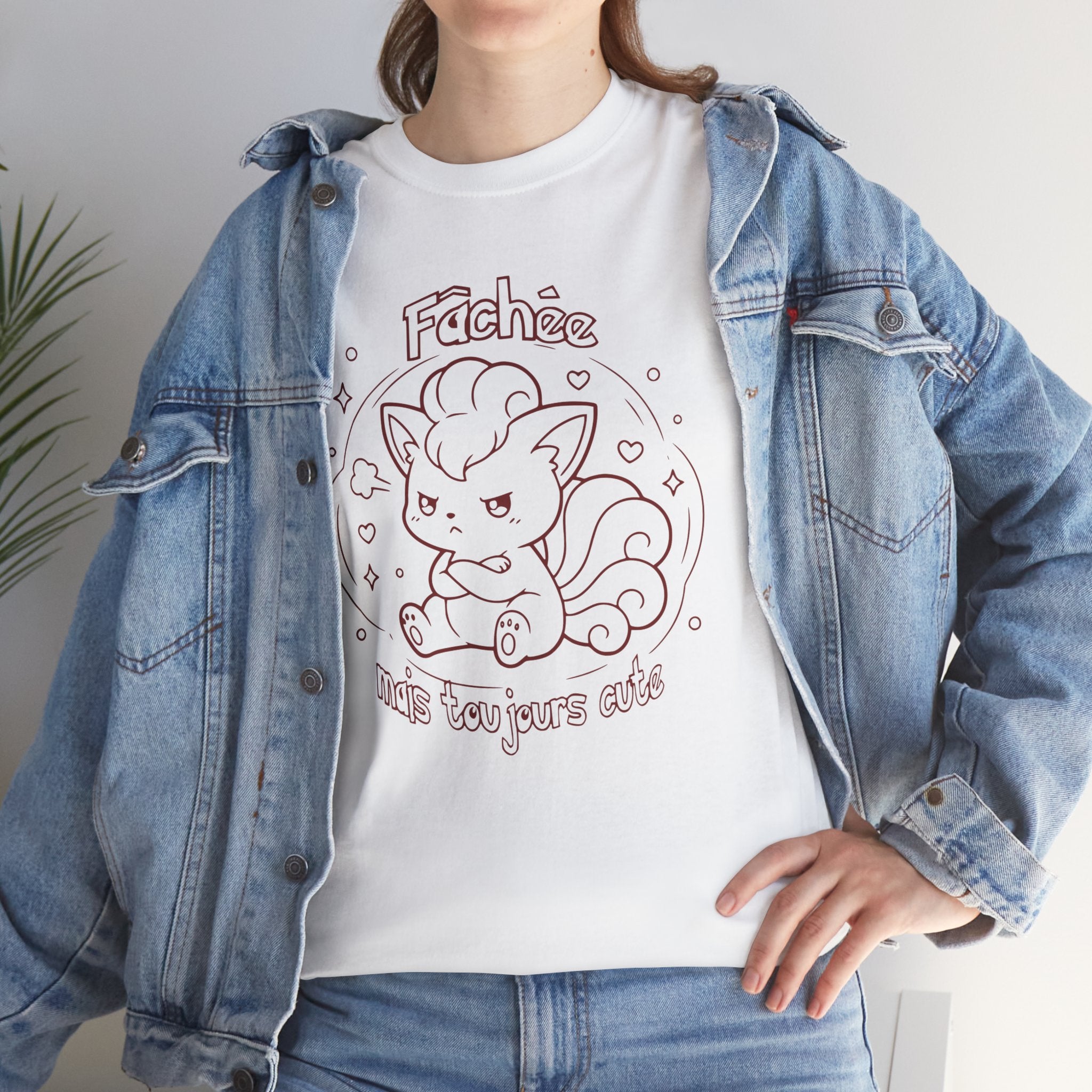 T-shirt inspiré de Goupix (Vulpix), Fâchée mais toujours cute