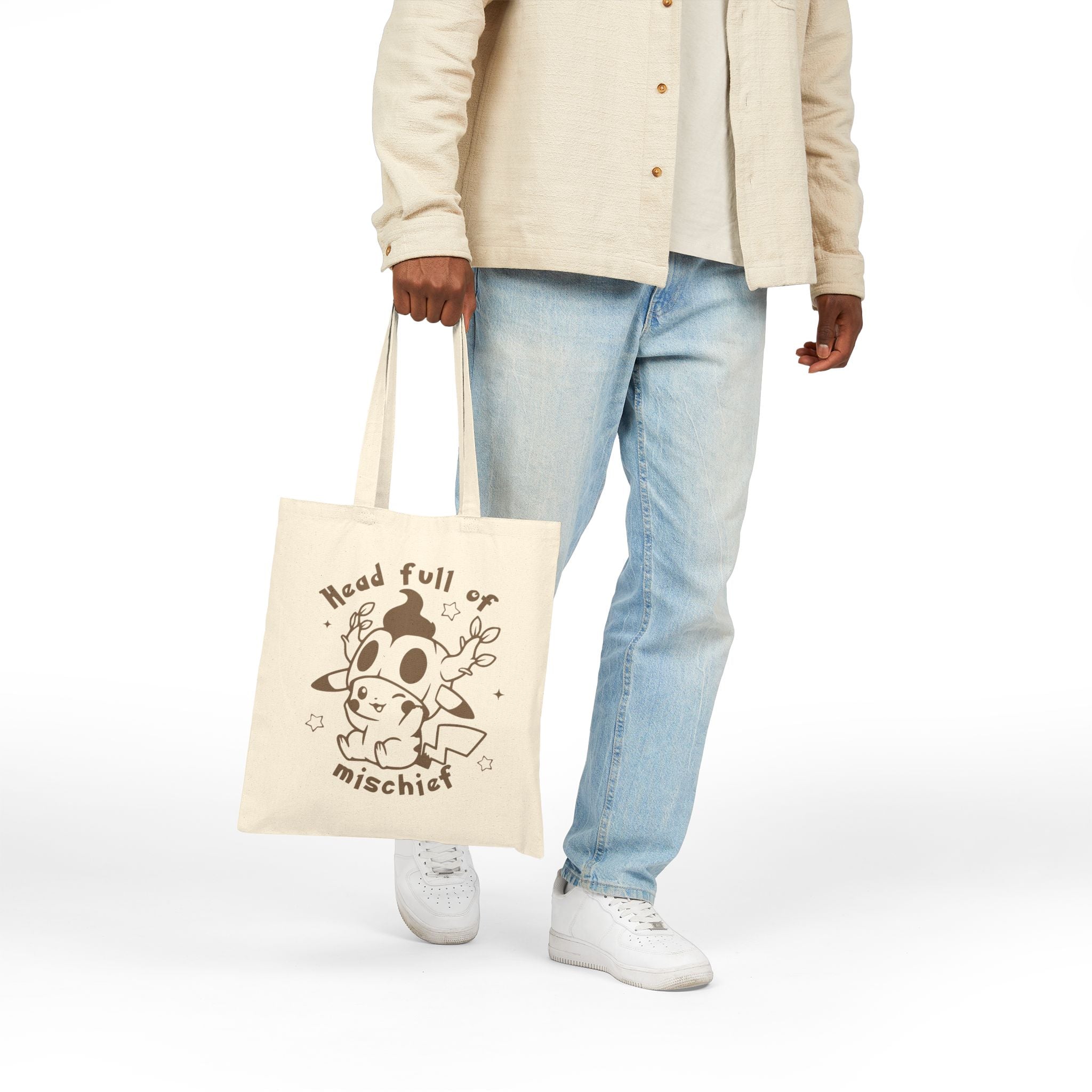 Head Full of Mischief Tote Bag