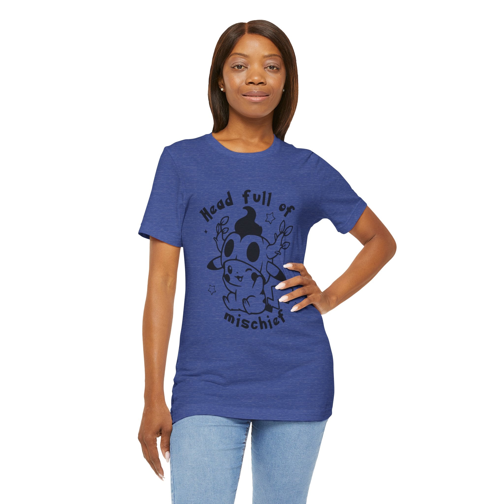 Head Full of Mischief | Cute Halloween Unisex T-Shirt