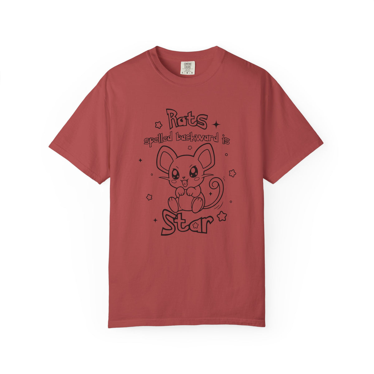 Rats spelled backward is star t-shirt cute Pkm rat animal design tee shirt