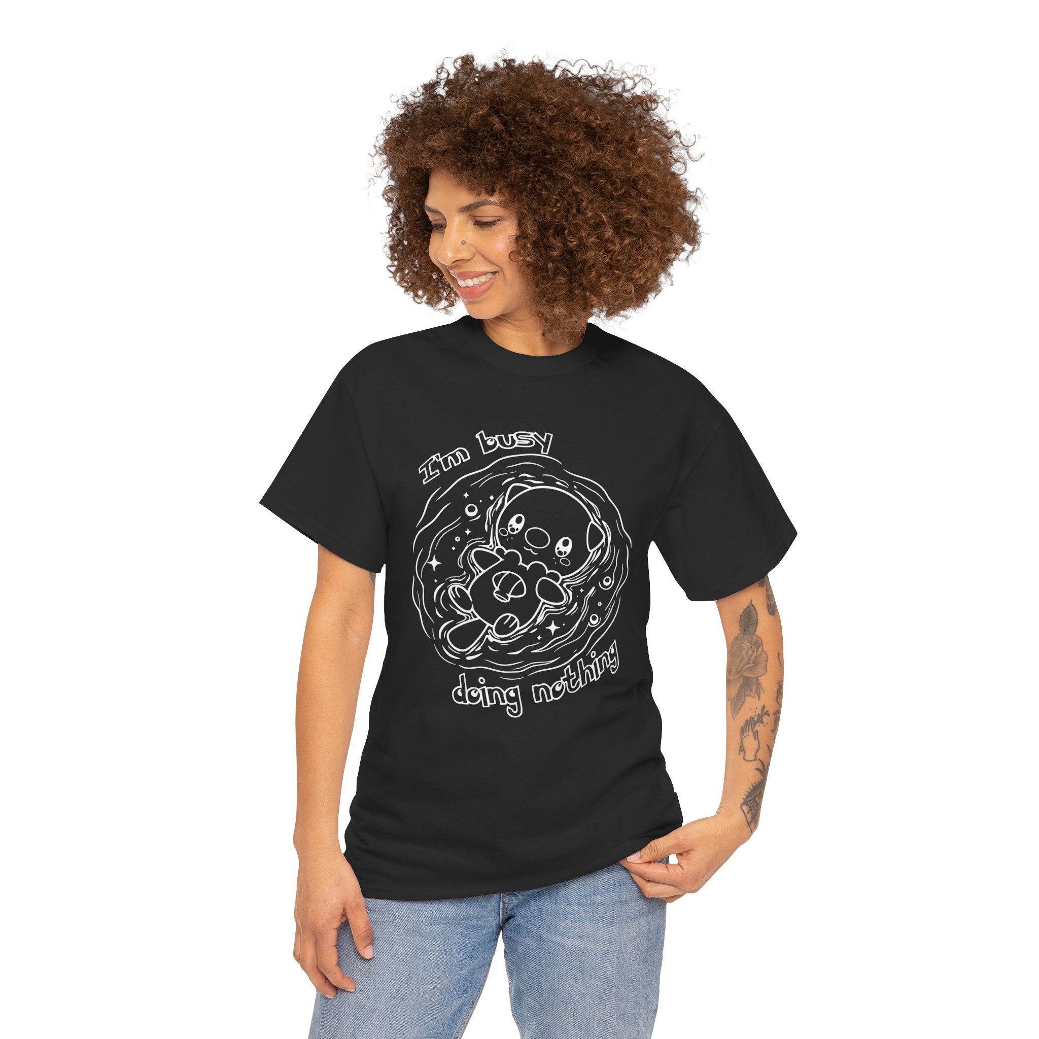 Otter Busy Doing Nothing Funny Quote T-Shirt Cute Otter Swimming Adorable Animal