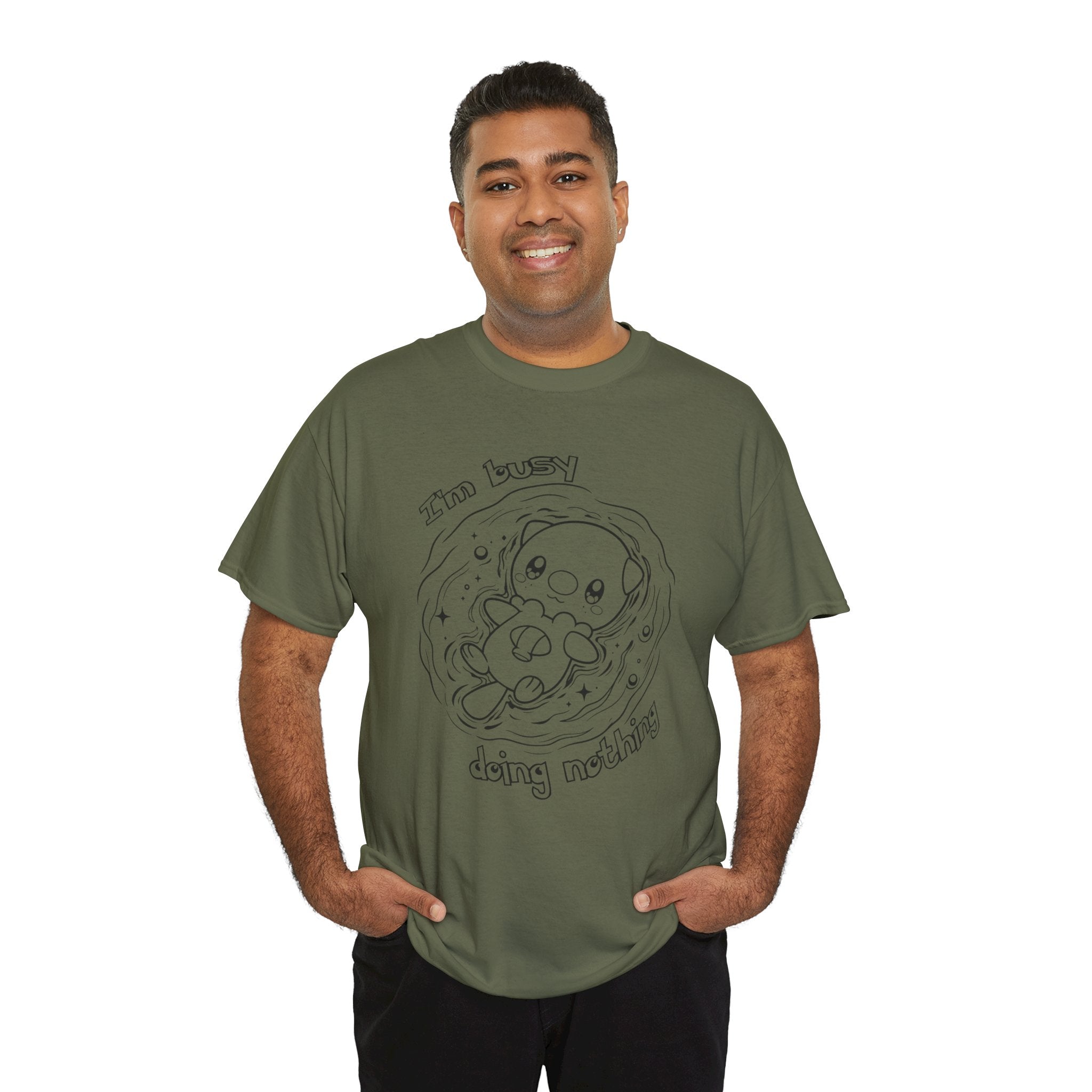 Otter Busy Doing Nothing Funny Quote T-Shirt Cute Otter Swimming Adorable Animal