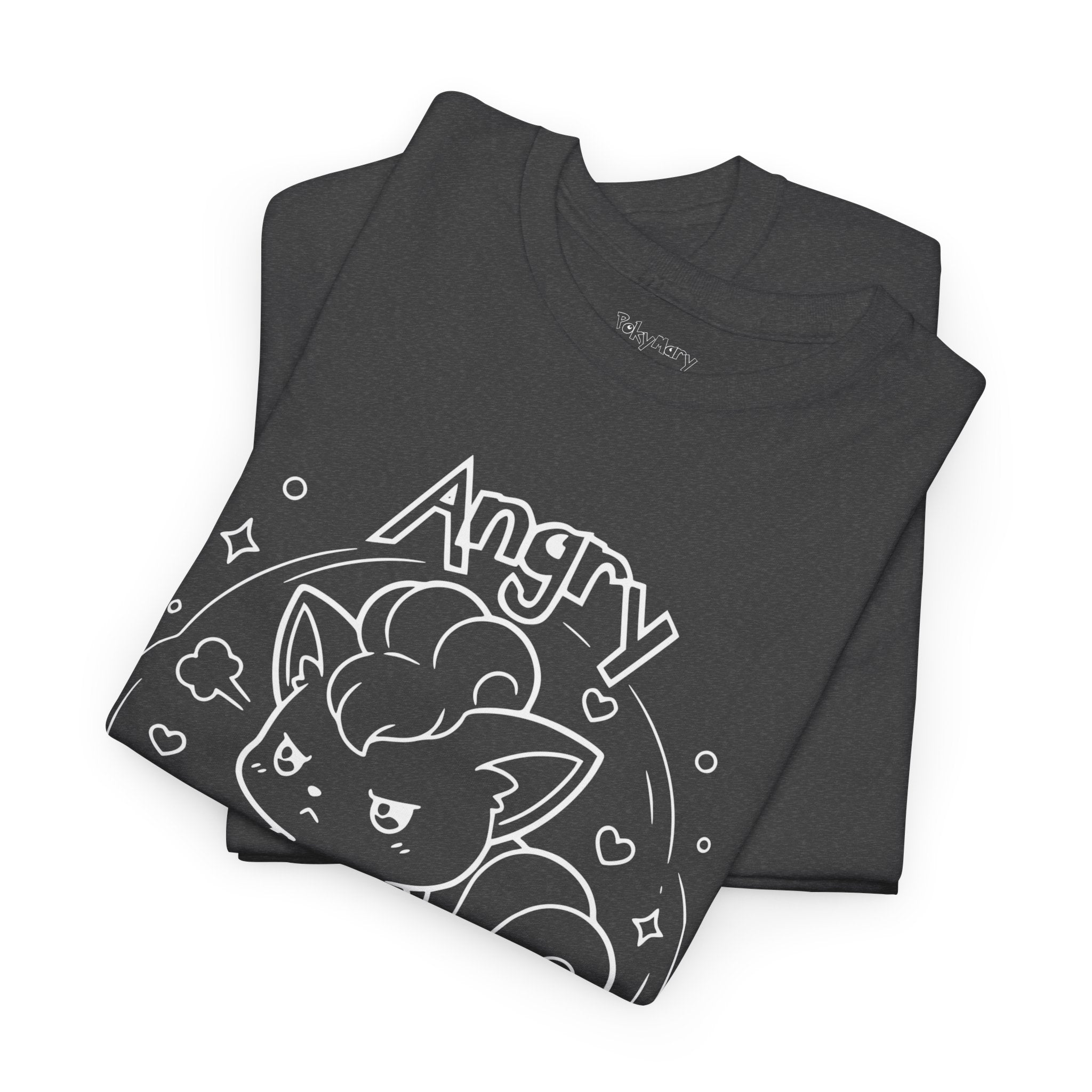 Fox Angry but still cute Grumpy Cute Fox Lady Shirt | Pouting Fox Illustration