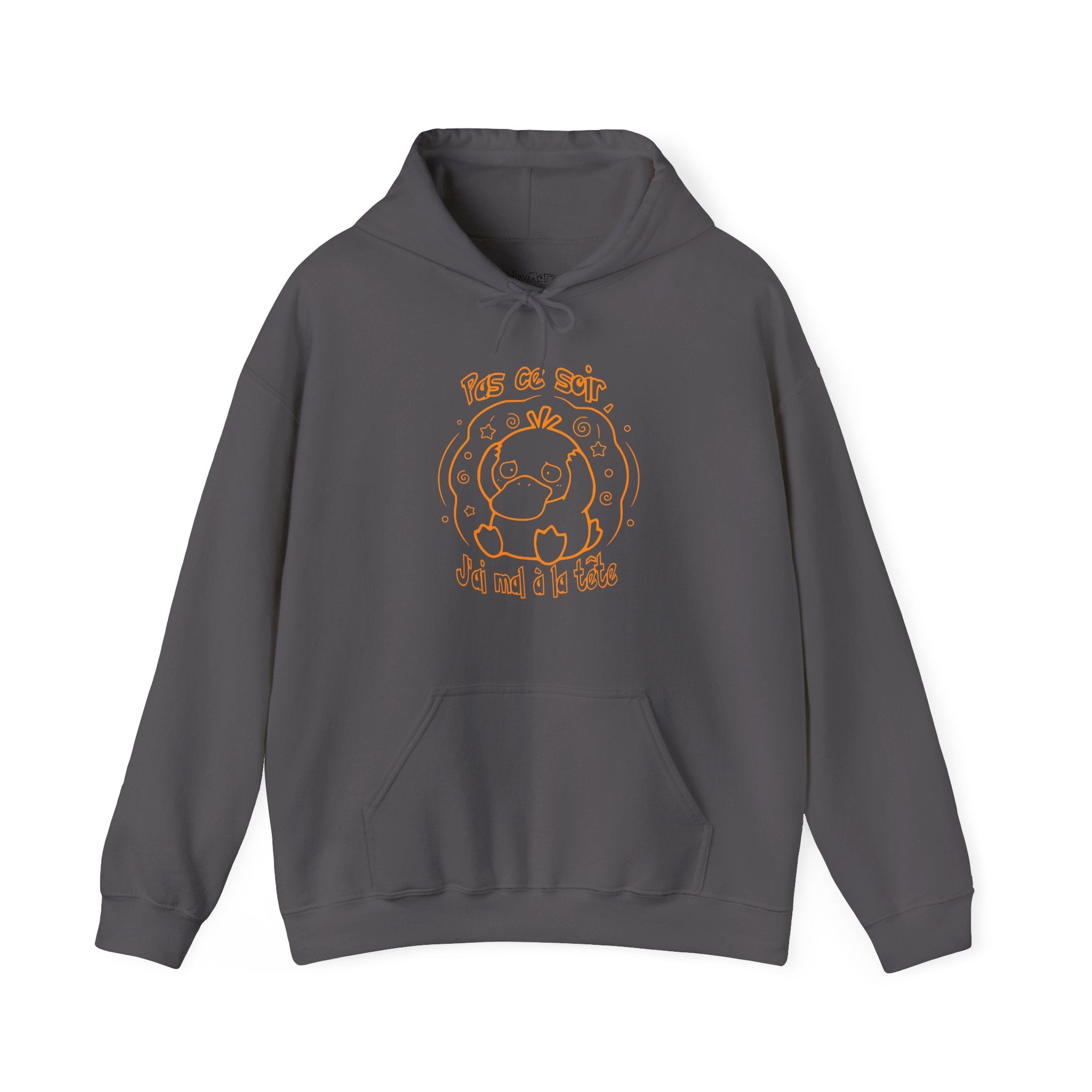 Hoodie inspiré de Psykokwak (Psyduck), Pas ce soir, j'ai mal à la tête