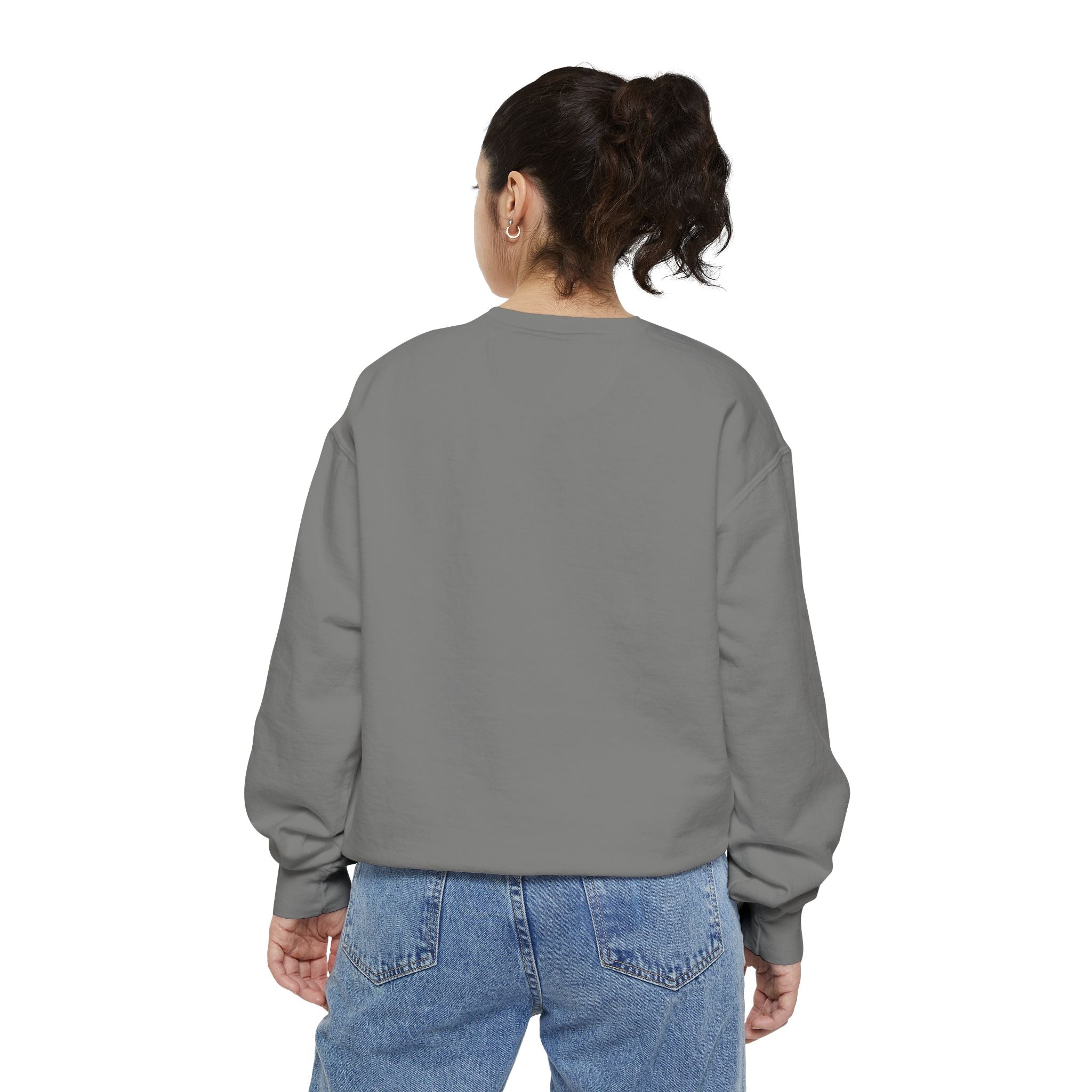Too Cute to Spook Crewneck Sweatshirt | Comfy Halloween Theme Ghost Pumpkin Design
