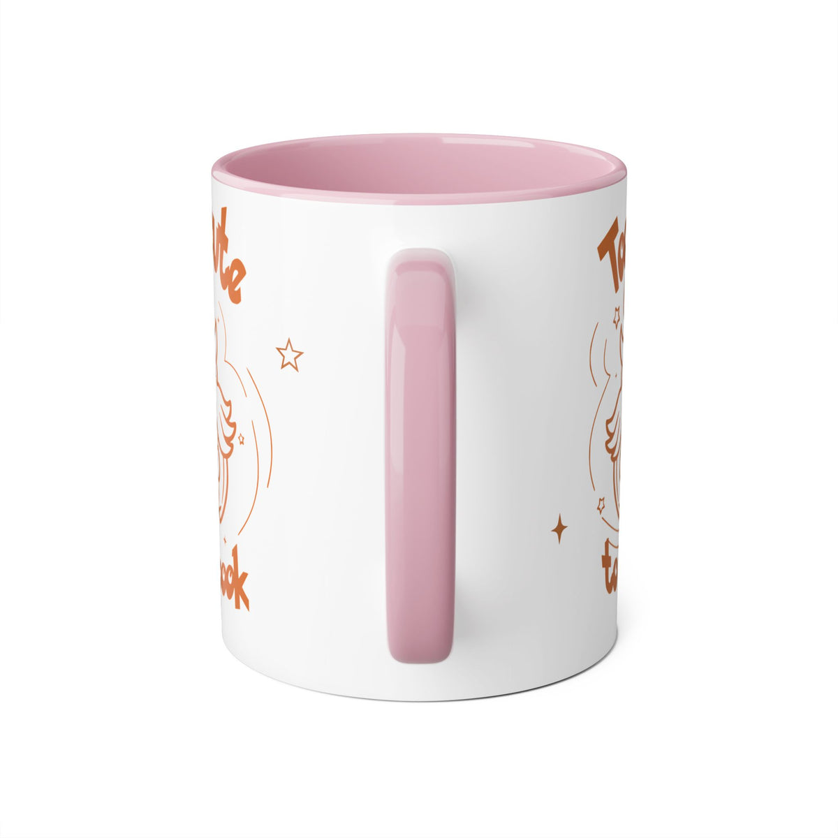Too Cute to Spook Pumpkin Ghost Halloween Theme Coffee Tea Mug