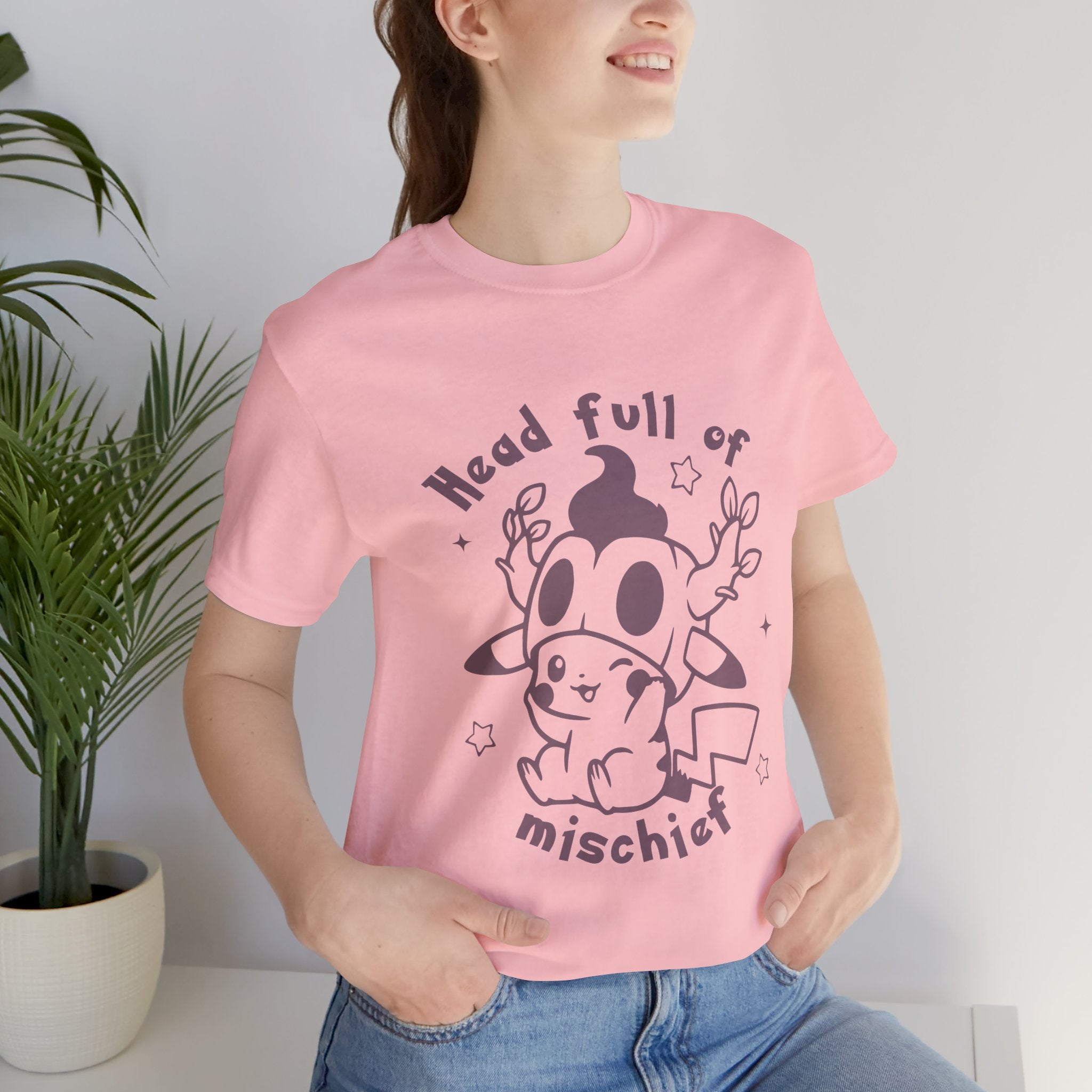 Head Full of Mischief | Cute Halloween Unisex T-Shirt
