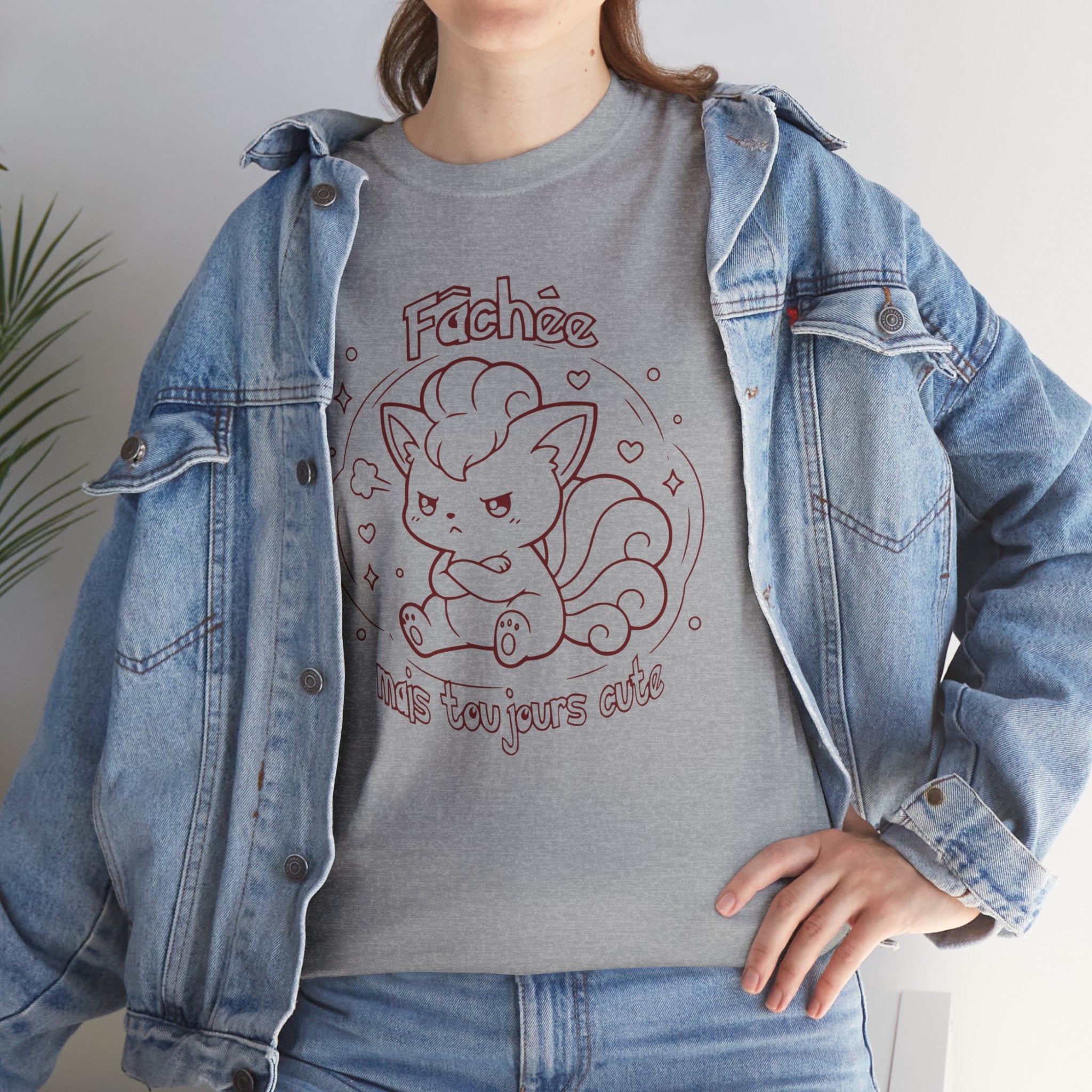T-shirt inspiré de Goupix (Vulpix), Fâchée mais toujours cute