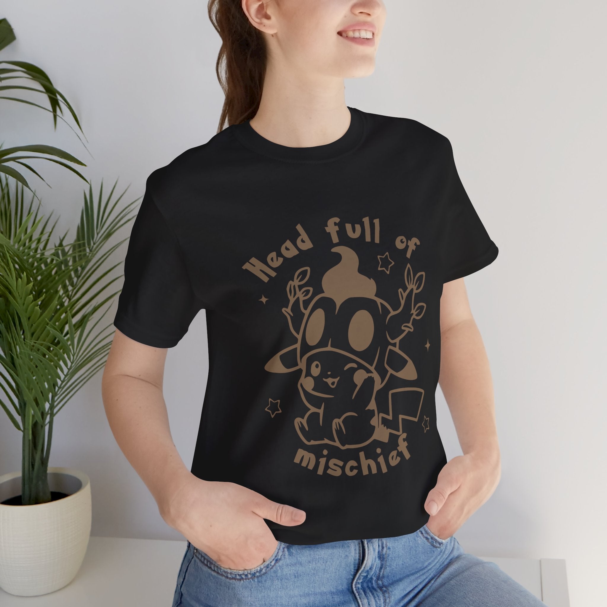 Head Full of Mischief | Cute Halloween Unisex T-Shirt