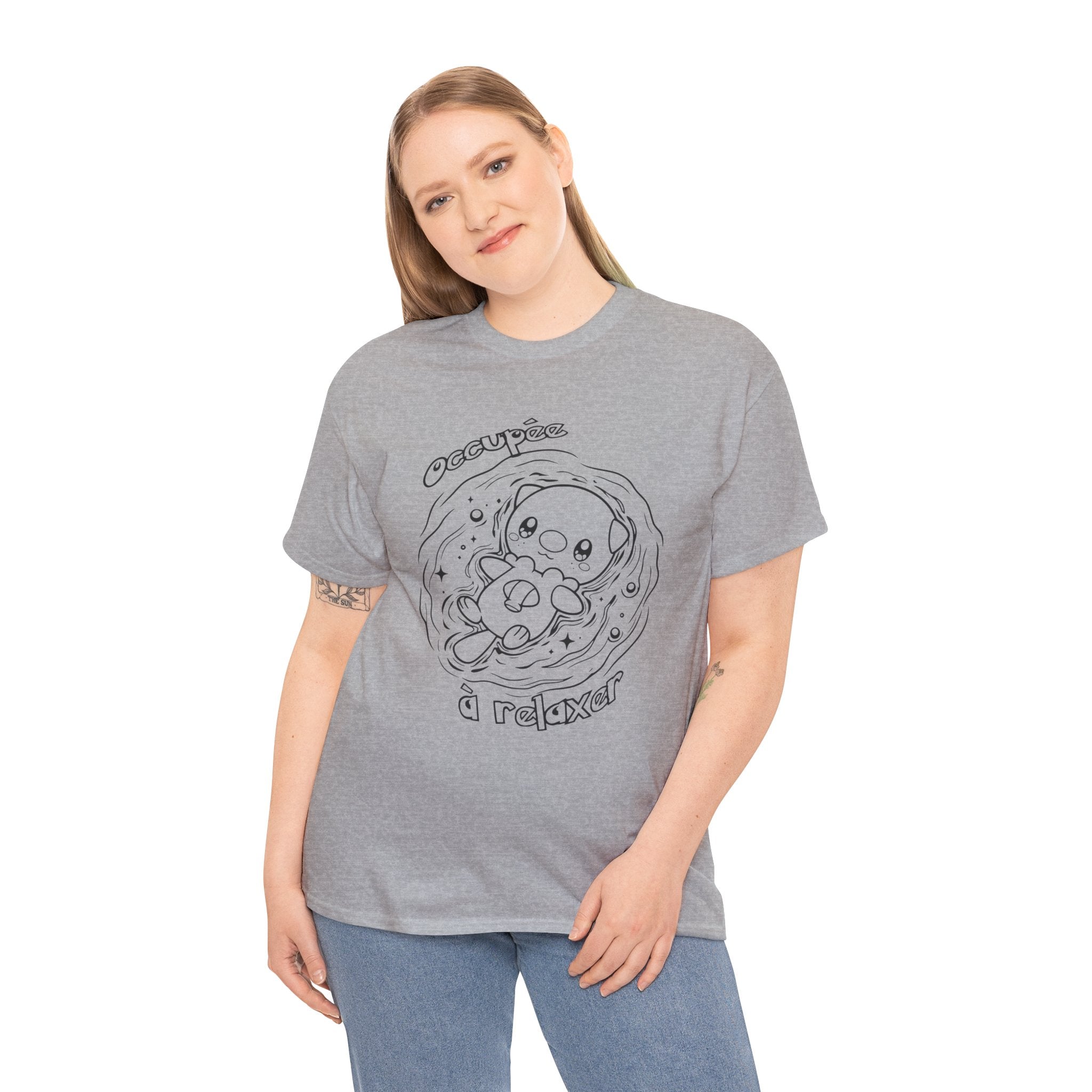 T-shirt inspiré de Moustillon (Oshawott), Occupée à relaxer