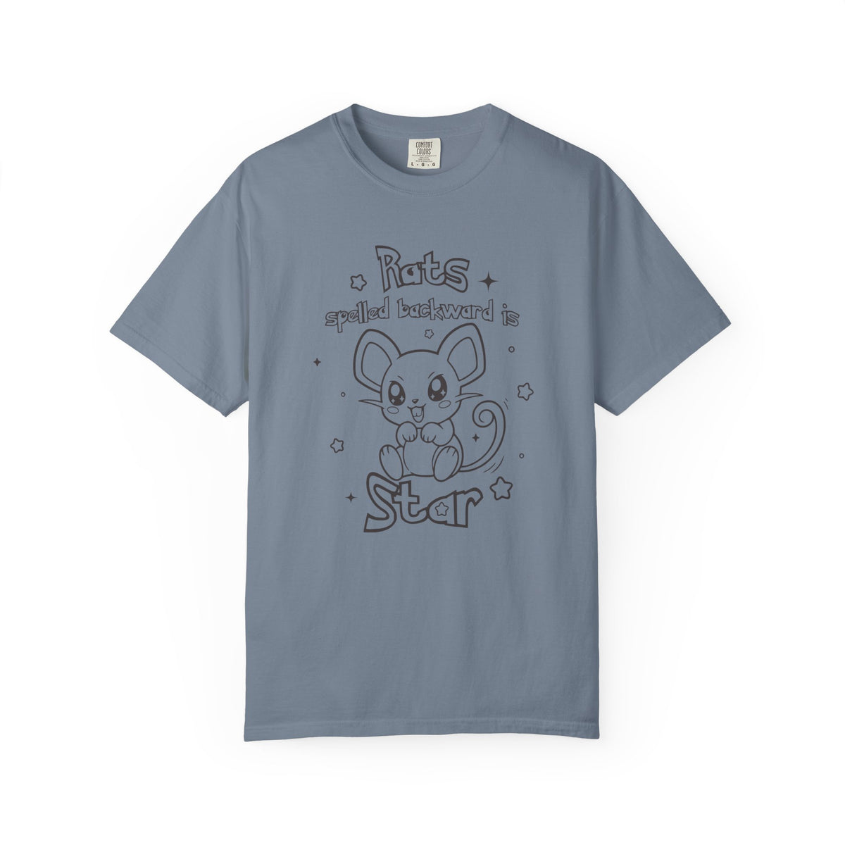 Rats spelled backward is star t-shirt cute Pkm rat animal design tee shirt