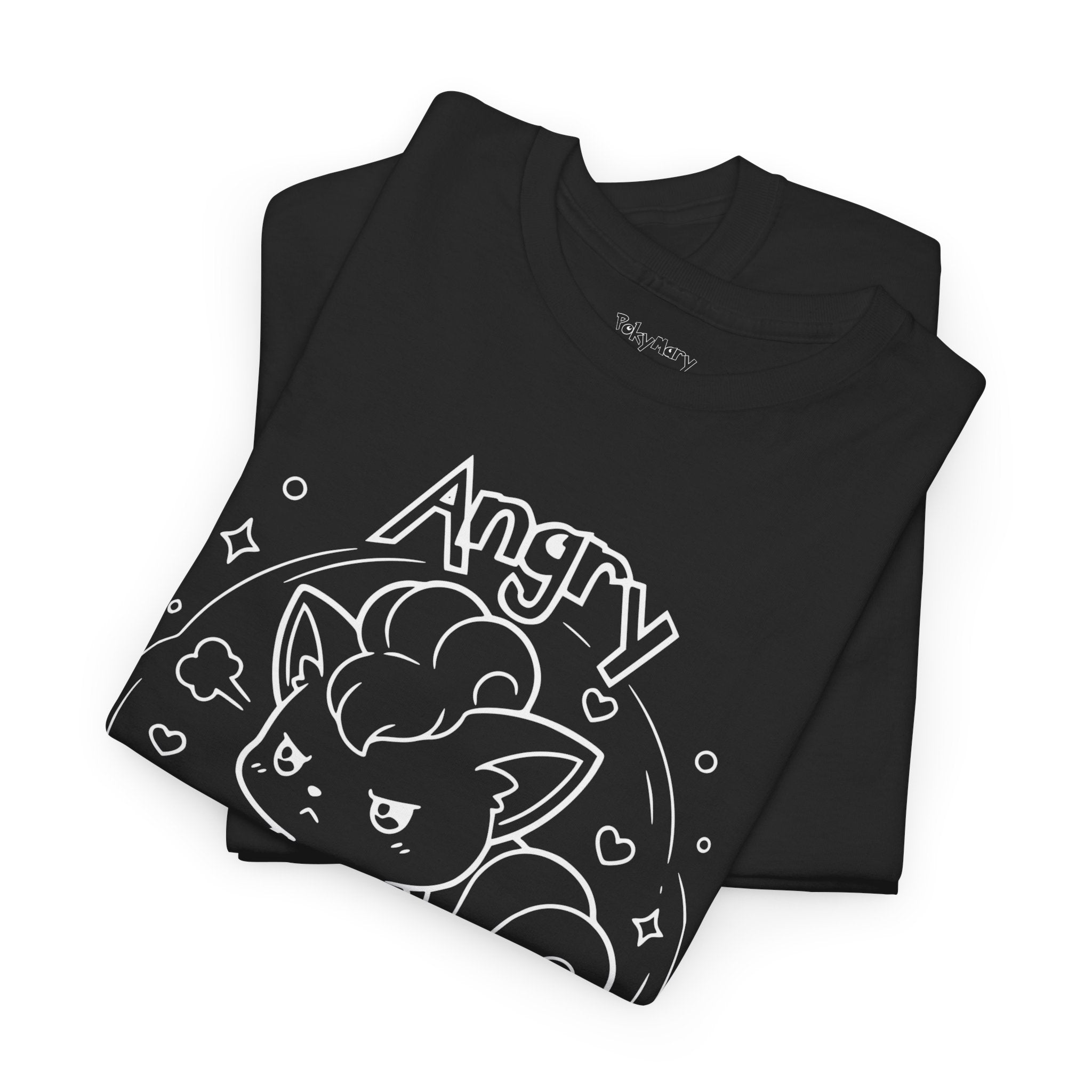 Fox Angry but still cute Grumpy Cute Fox Lady Shirt | Pouting Fox Illustration