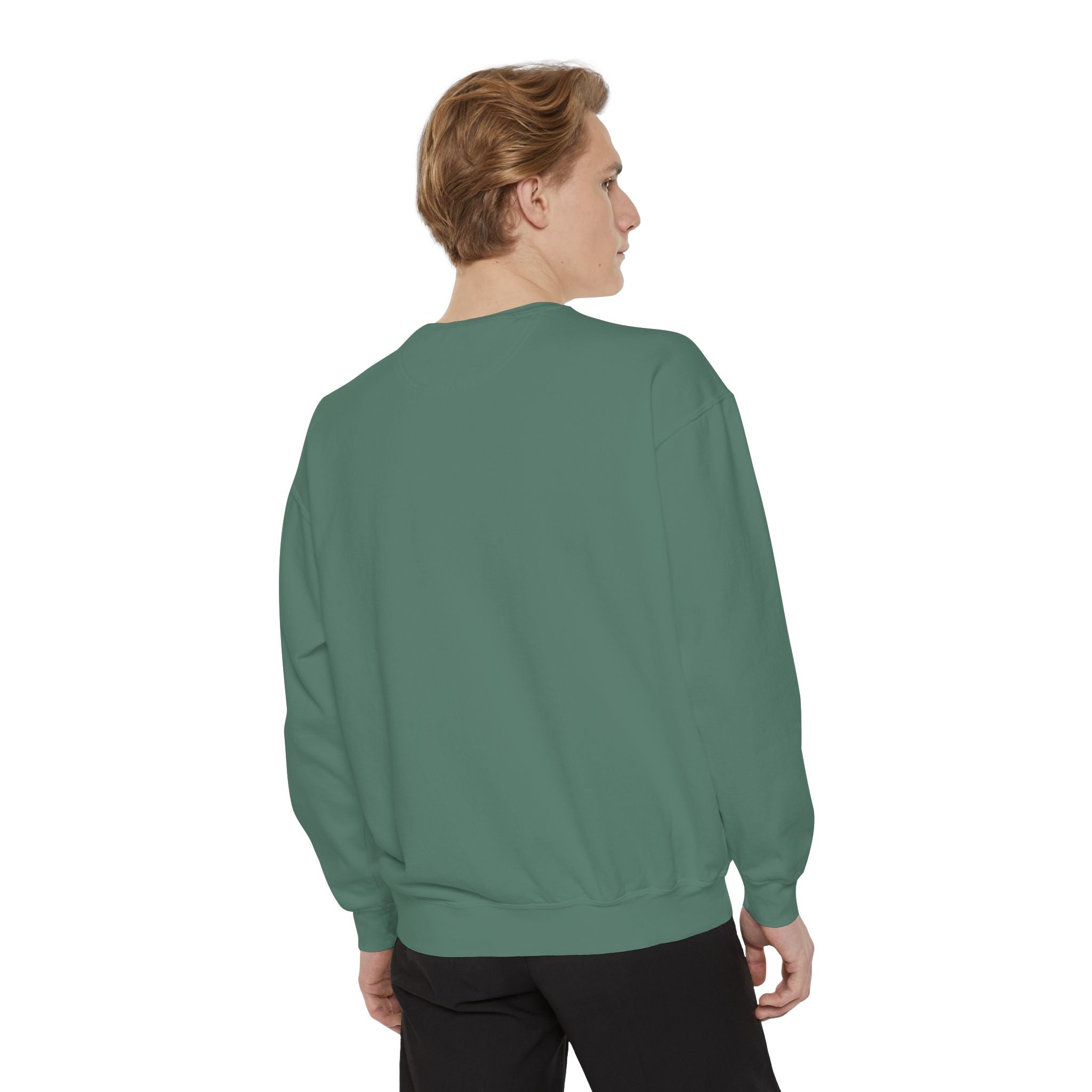 Too Cute to Spook Crewneck Sweatshirt | Comfy Halloween Theme Ghost Pumpkin Design