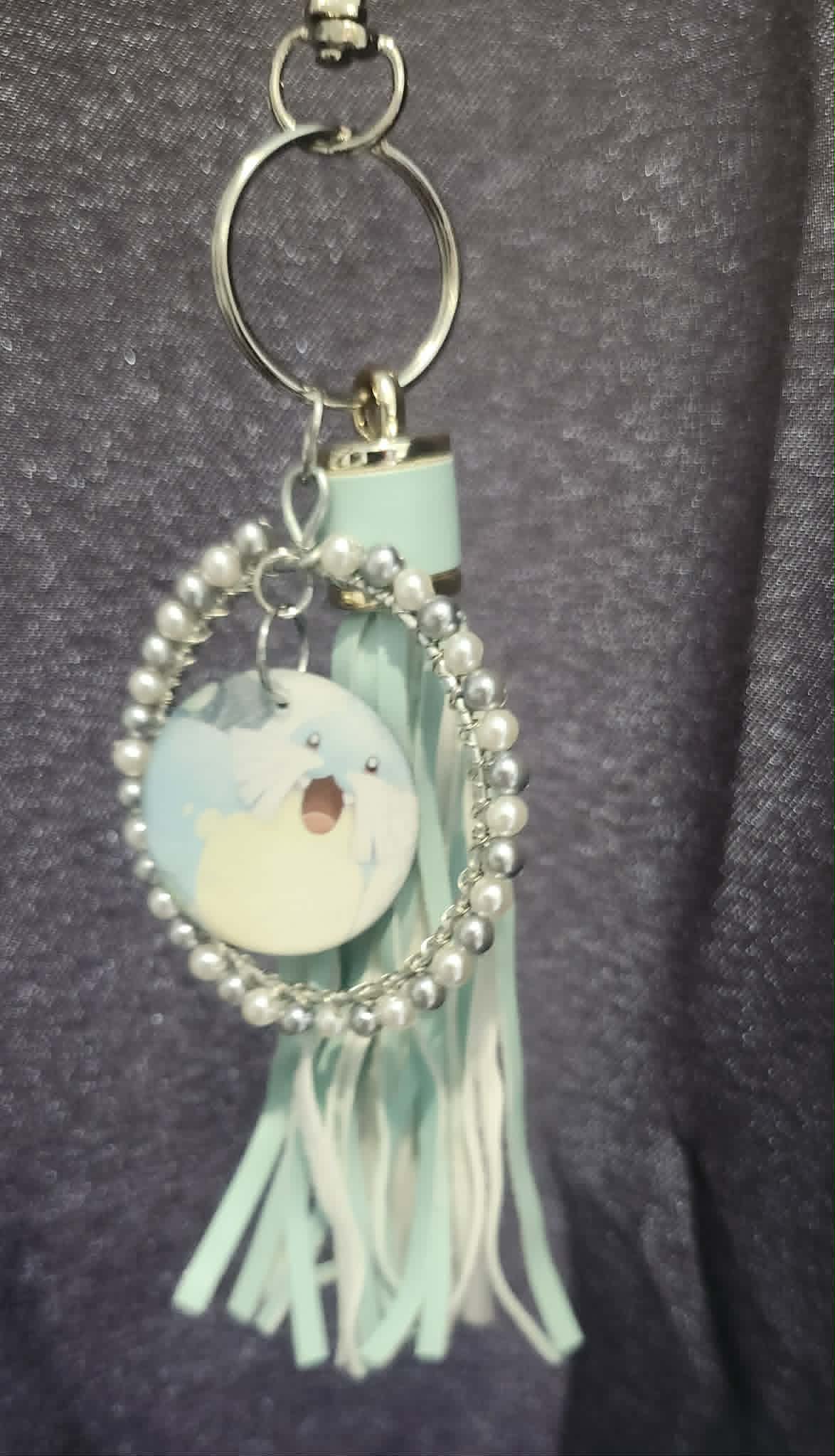 Sealeo Arctic Charm – Handmade Pokémon-Inspired Bag Charm, Keychain & Car Accessory