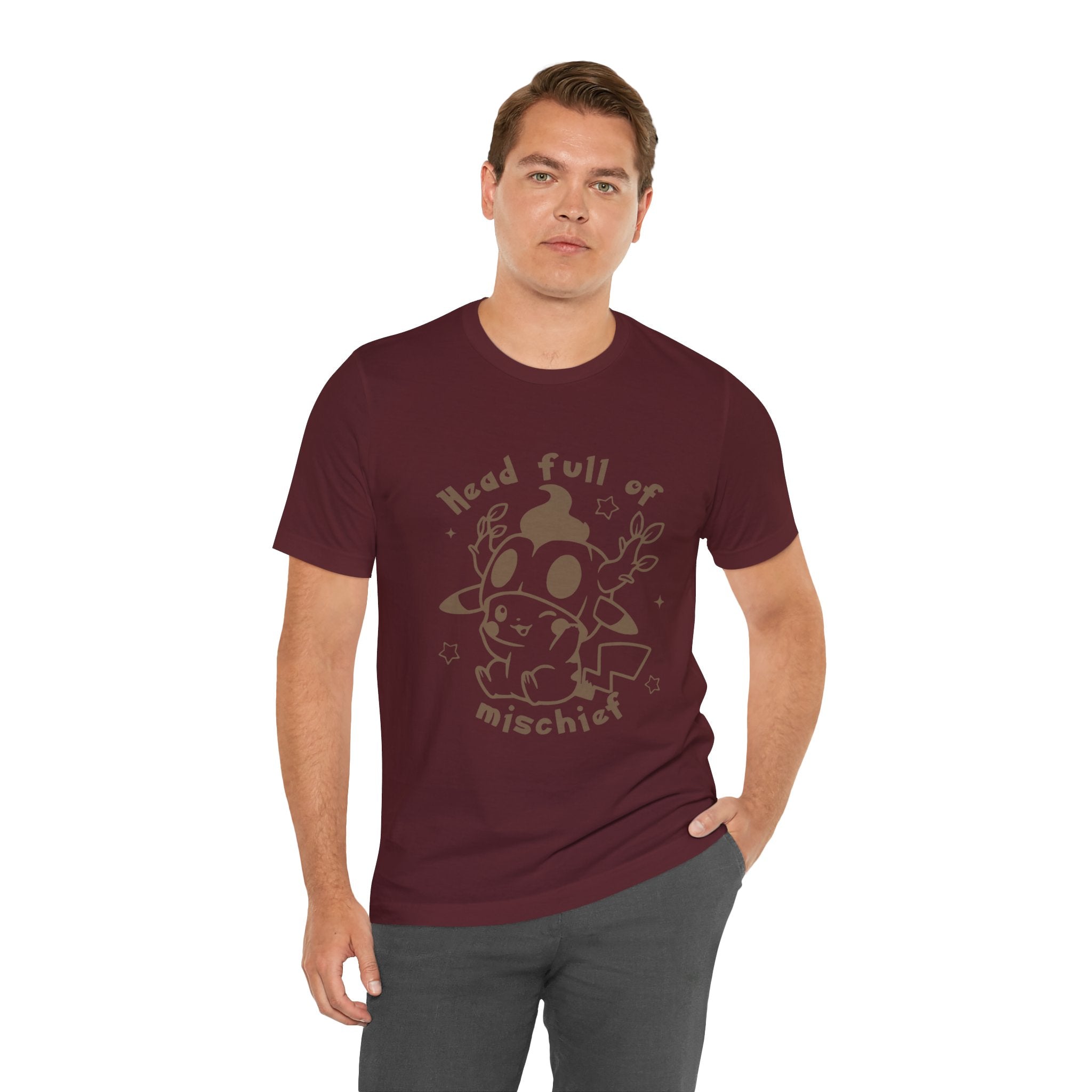 Head Full of Mischief | Cute Halloween Unisex T-Shirt