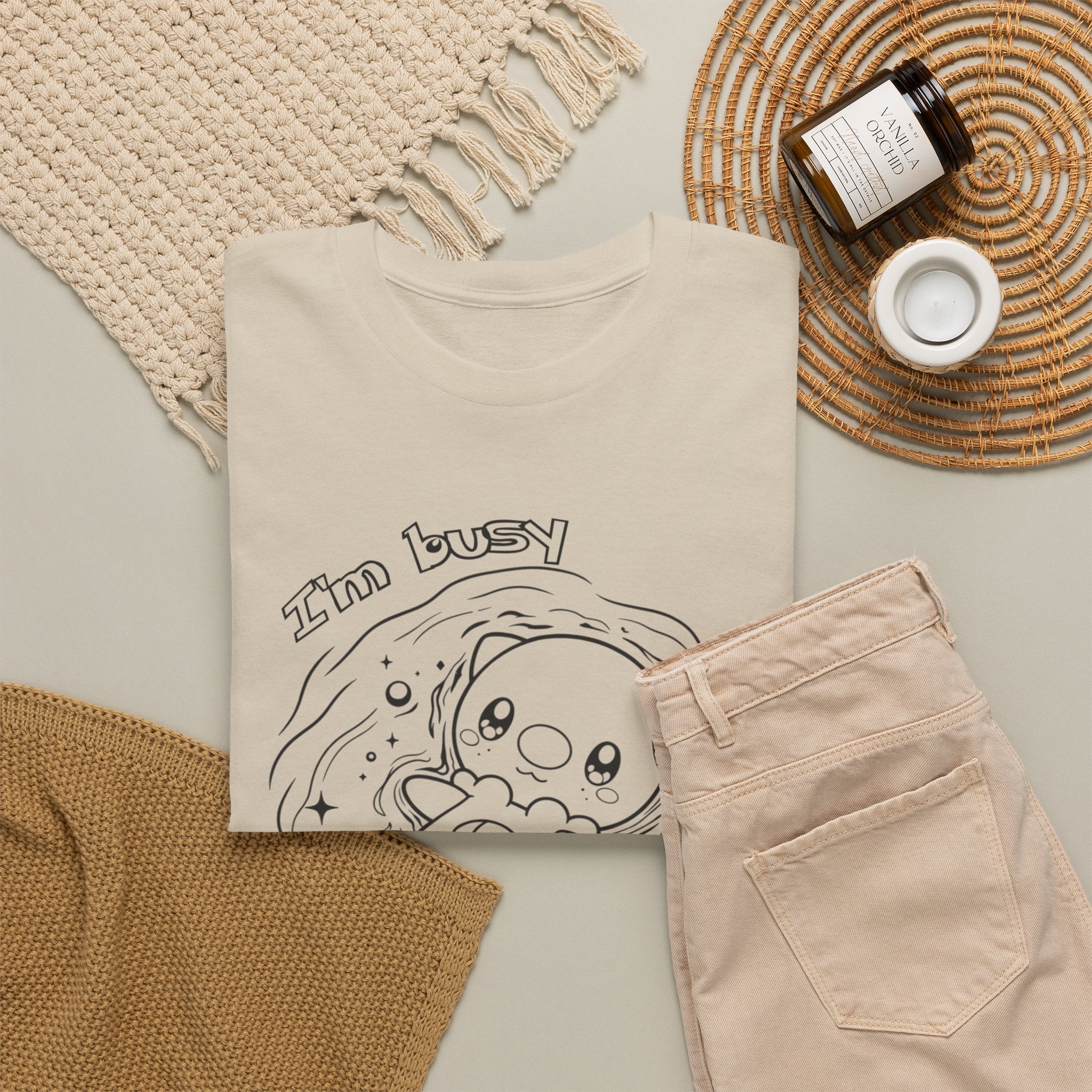 Otter Busy Doing Nothing Funny Quote T-Shirt Cute Otter Swimming Adorable Animal