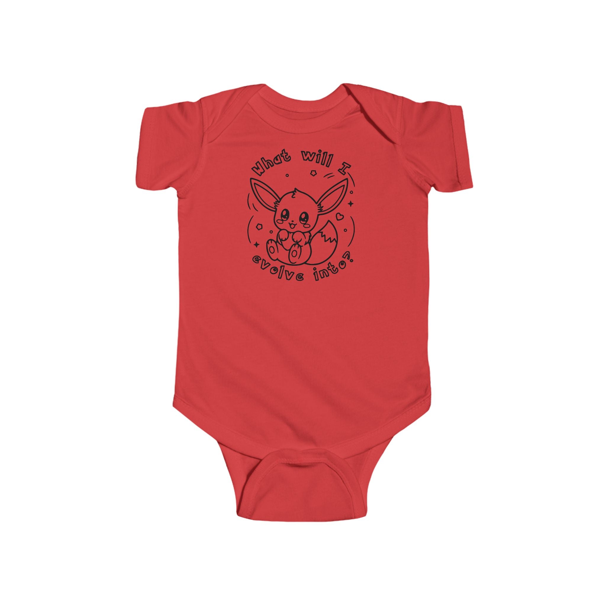 Baby Eeveelutions Bodysuit, Pkm Baby Gift, Cute Infant Pkm clothe, What Will I Evolve Into, Kawaii Baby Shower Gift