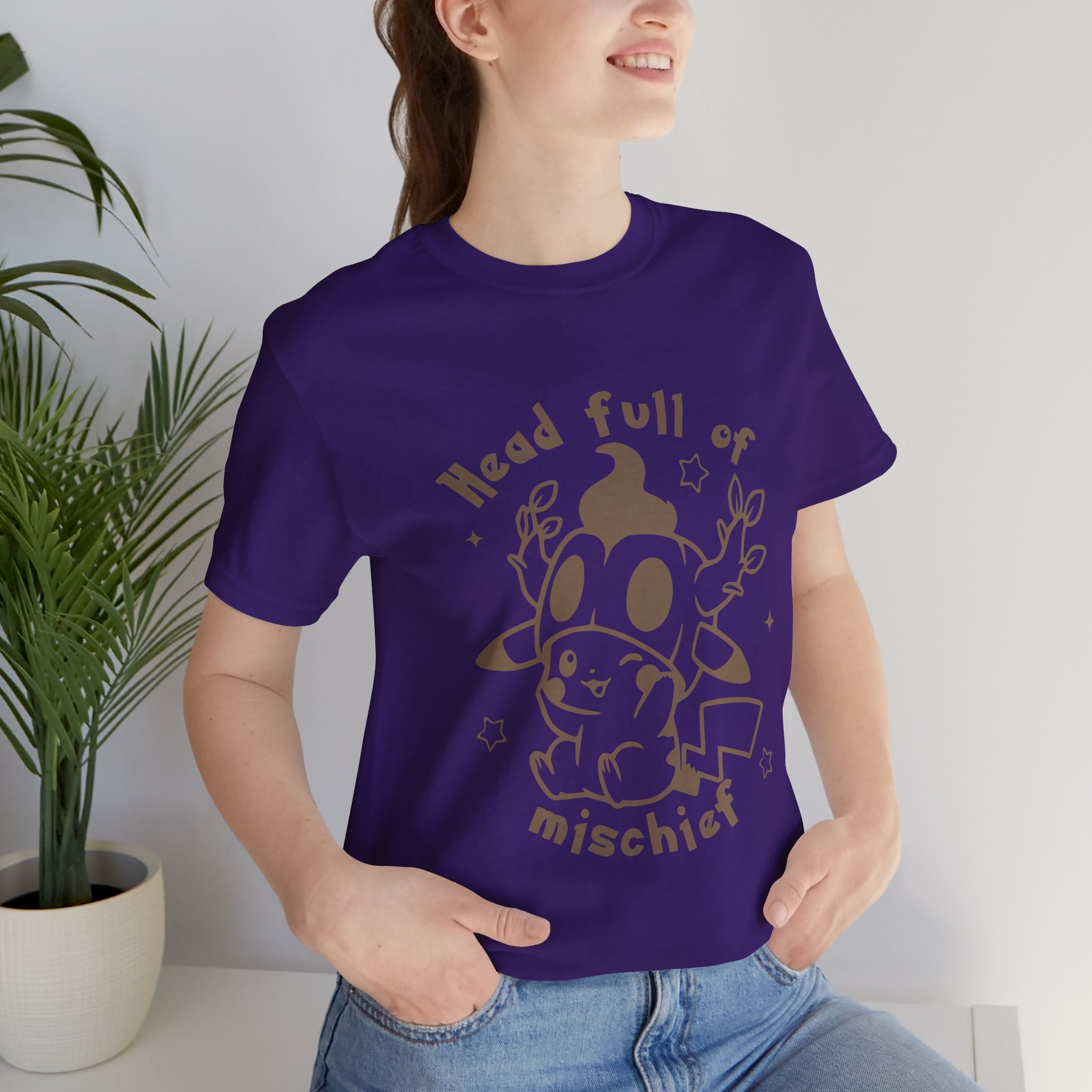 Head Full of Mischief | Cute Halloween Unisex T-Shirt