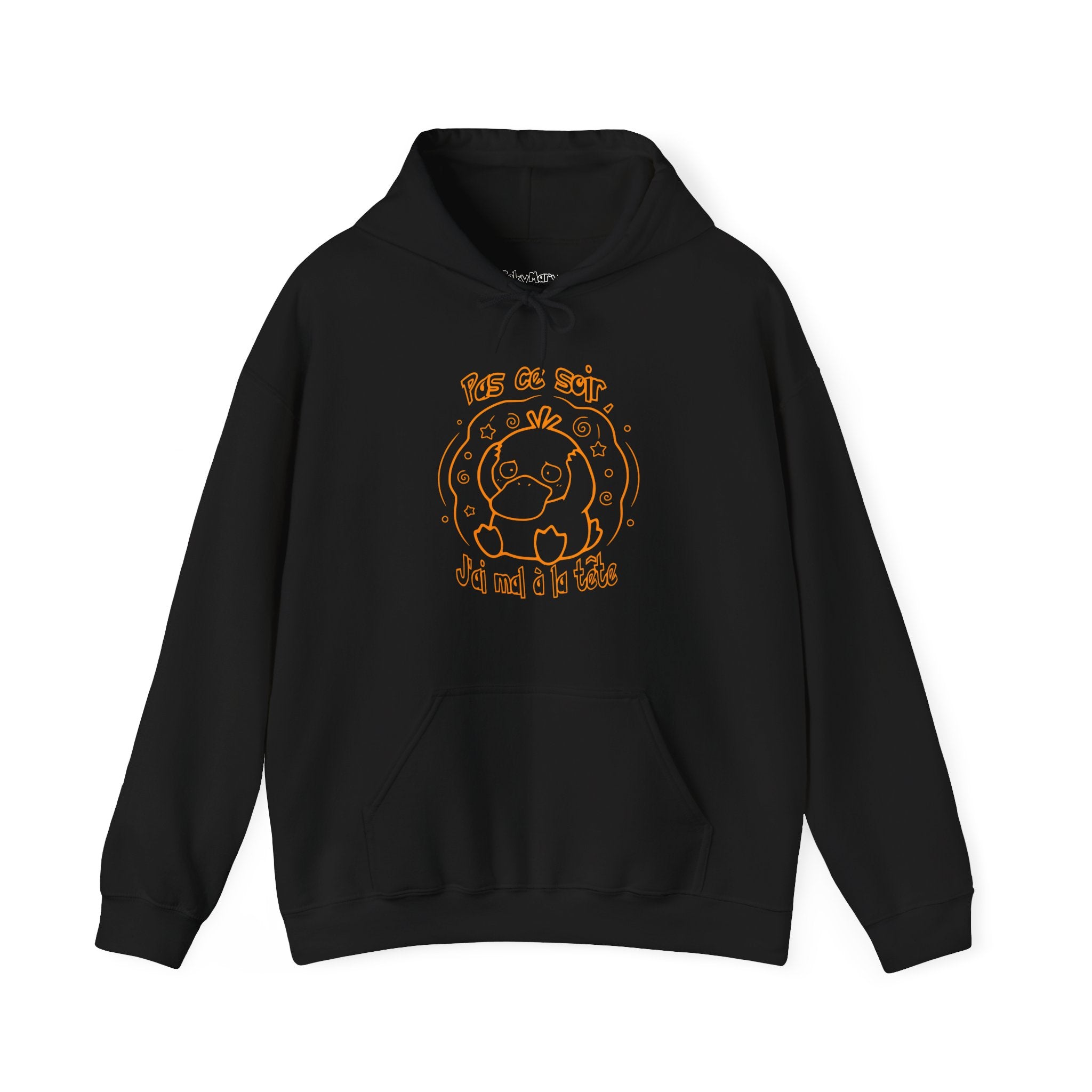 Hoodie inspiré de Psykokwak (Psyduck), Pas ce soir, j'ai mal à la tête