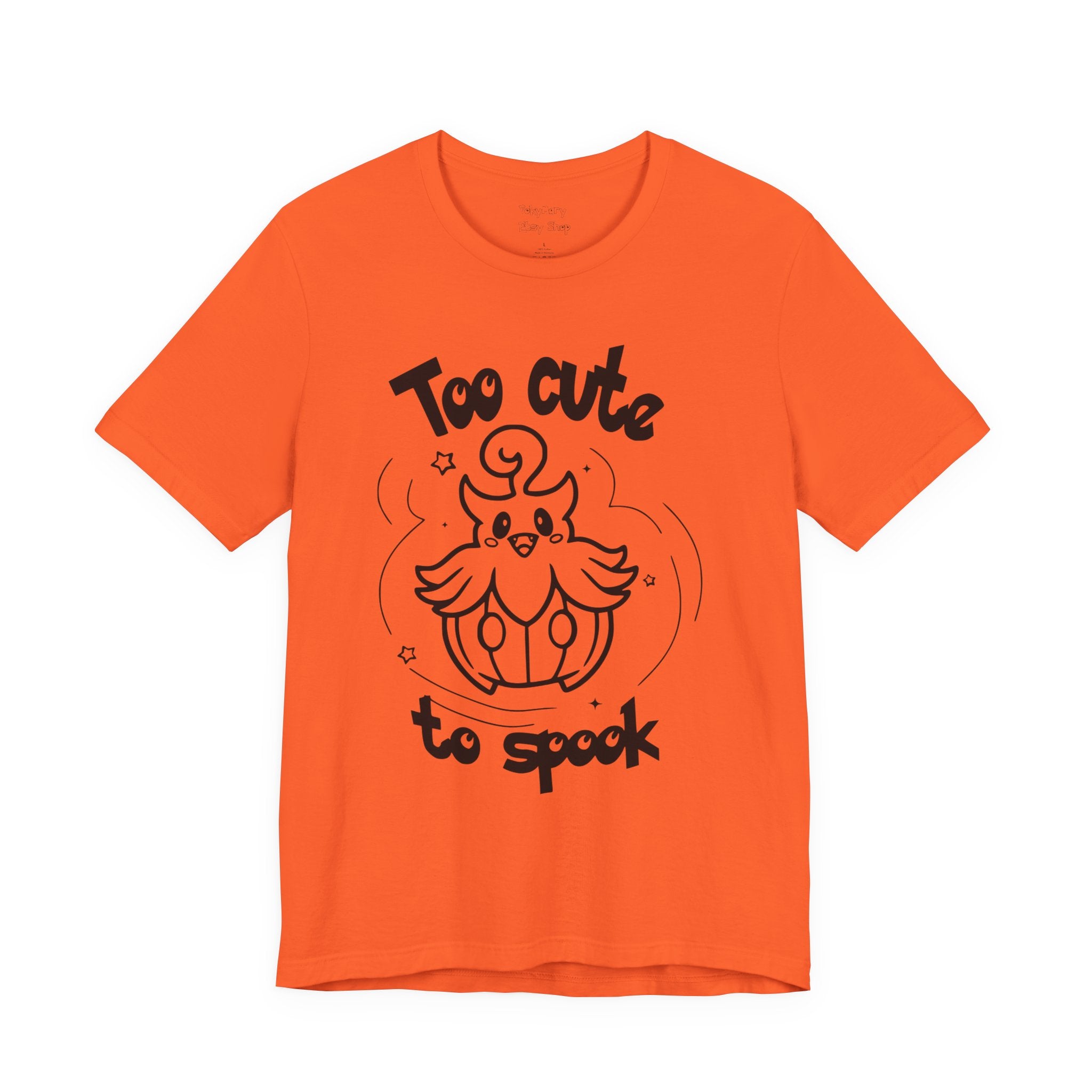 Too Cute to Spook Comfy Tee Shirt | Halloween Theme Gift Ghost Pumpkin T-Shirt for women