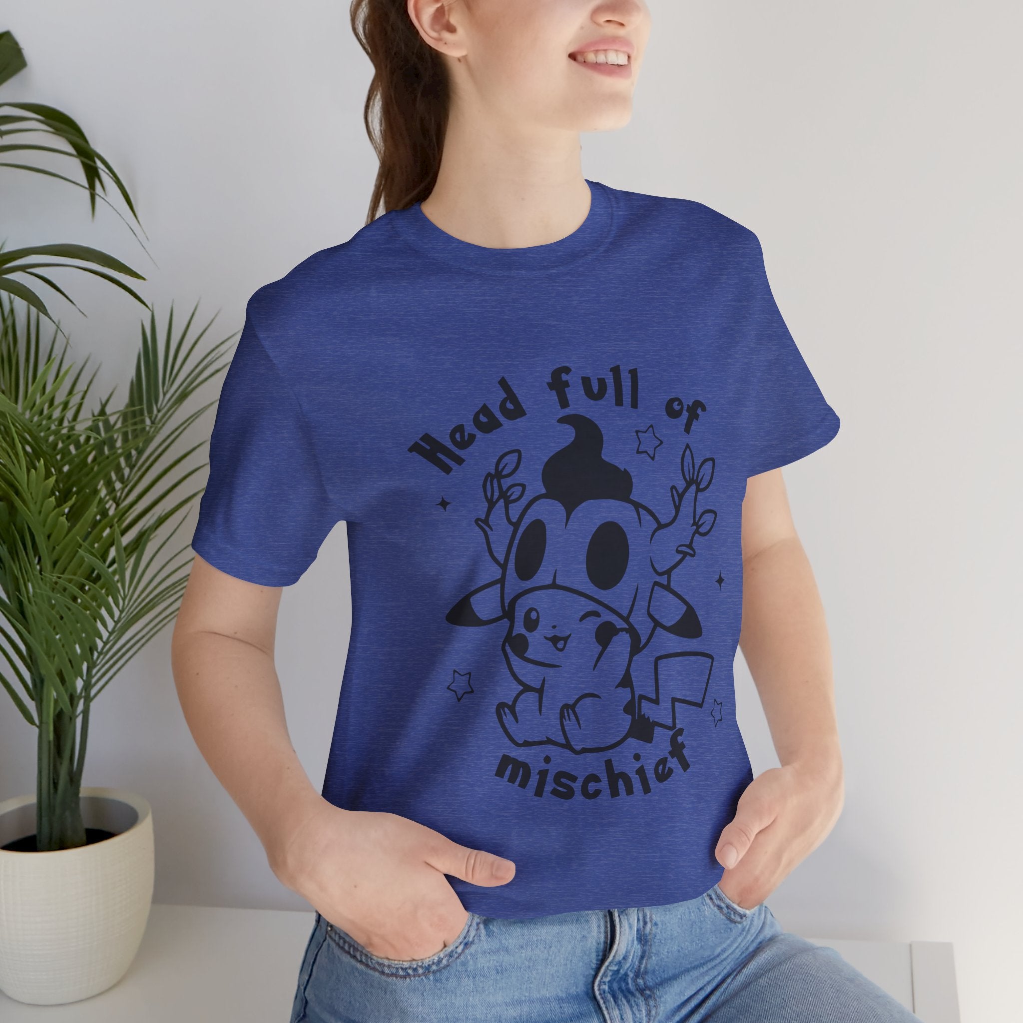 Head Full of Mischief | Cute Halloween Unisex T-Shirt