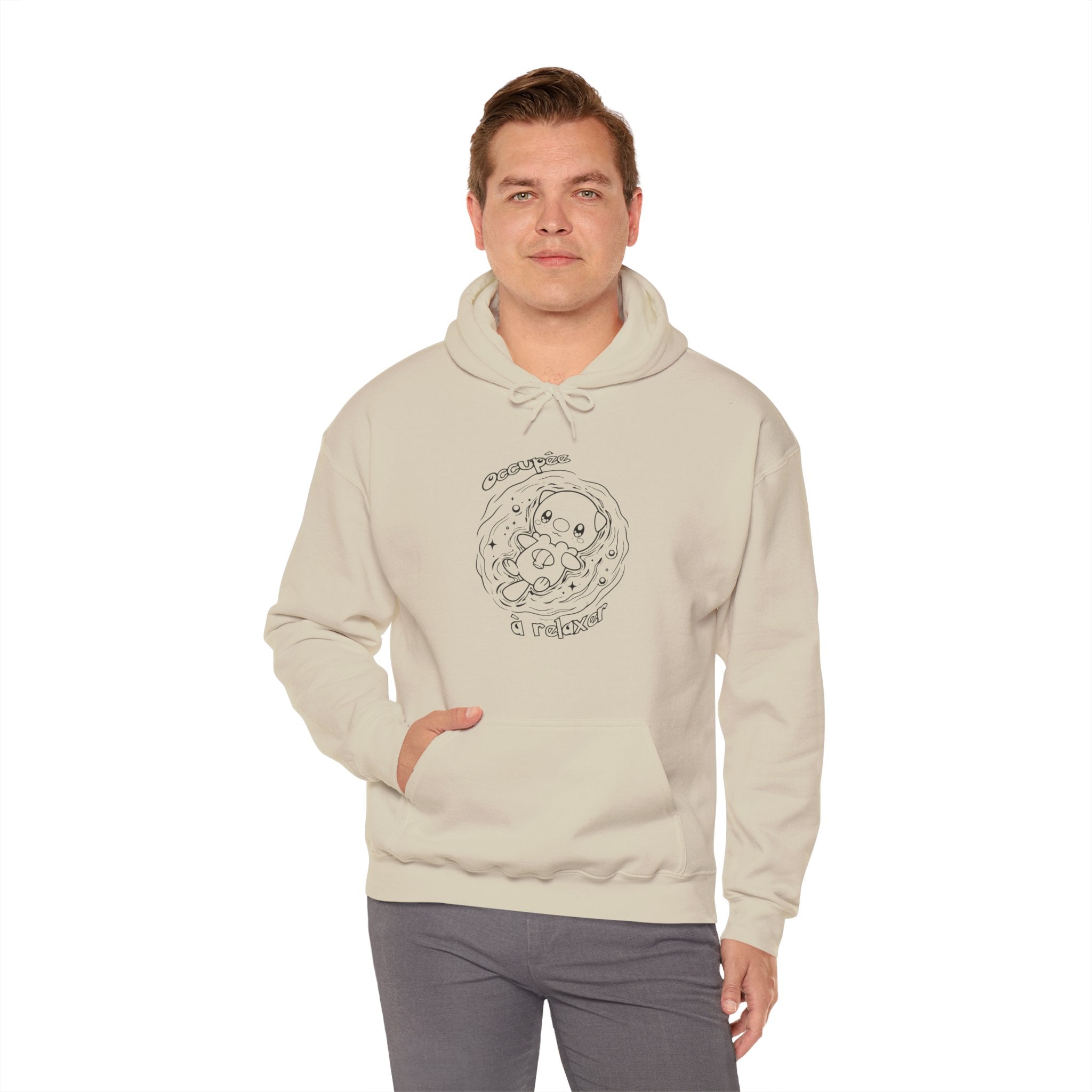 Hoodie inspiré de Moustillon (Oshawott), Occupée à relaxer