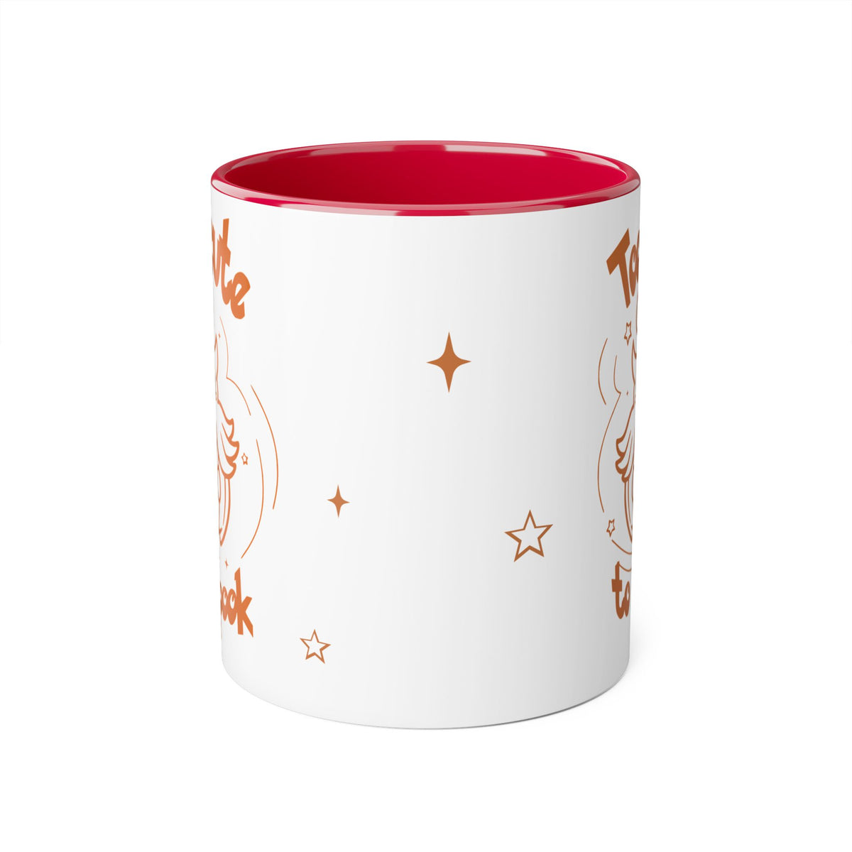 Too Cute to Spook Pumpkin Ghost Halloween Theme Coffee Tea Mug