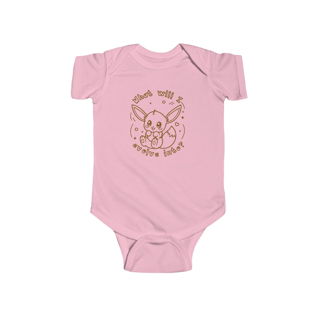 Baby Eeveelutions Bodysuit, Pkm Baby Gift, Cute Infant Pkm clothe, What Will I Evolve Into, Kawaii Baby Shower Gift