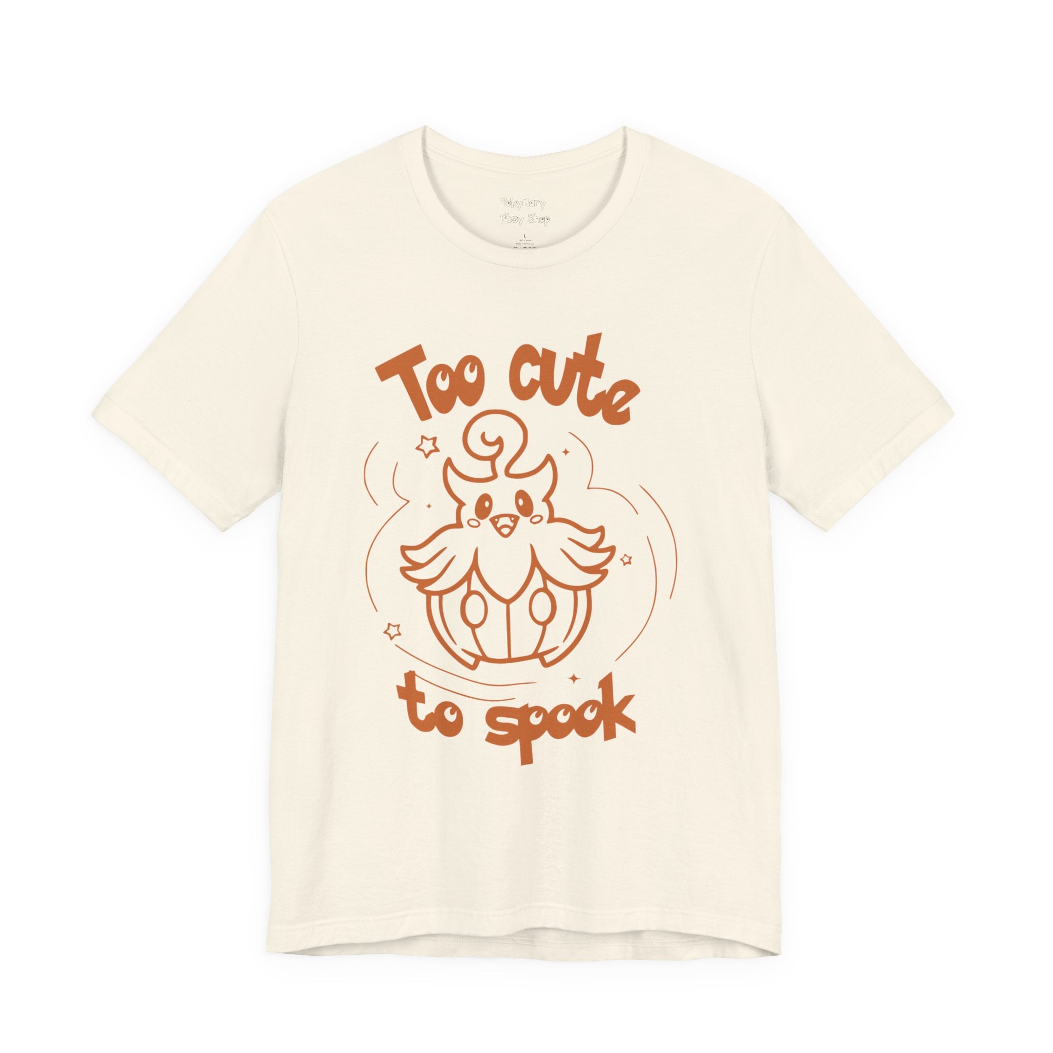 Too Cute to Spook Comfy Tee Shirt | Halloween Theme Gift Ghost Pumpkin T-Shirt for women