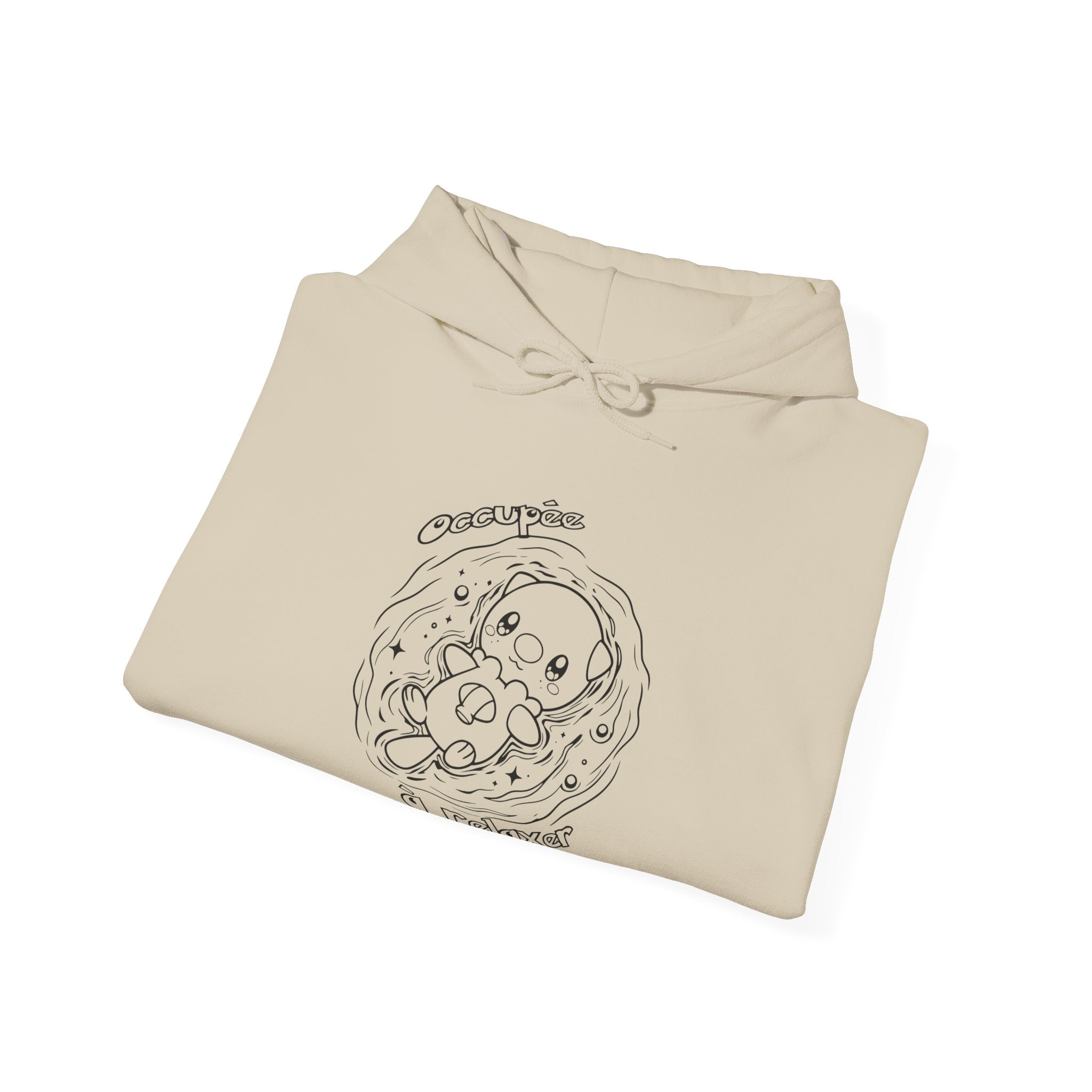 Hoodie inspiré de Moustillon (Oshawott), Occupée à relaxer